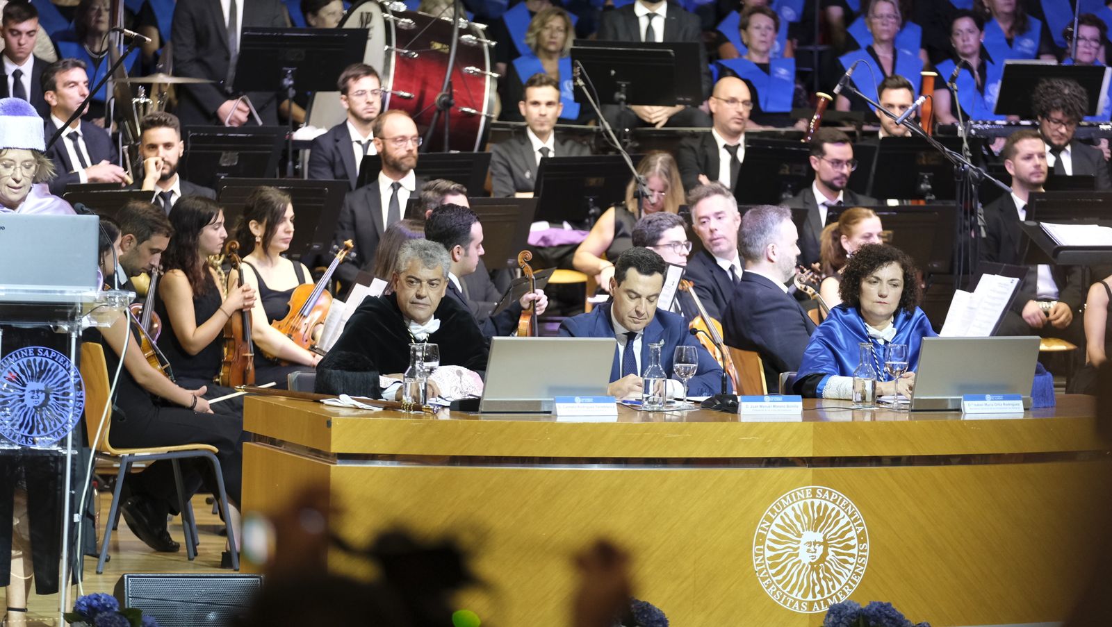 El Presidente de la Junta Juanma Moreno, inaugura el curso universitario andaluz en Almería