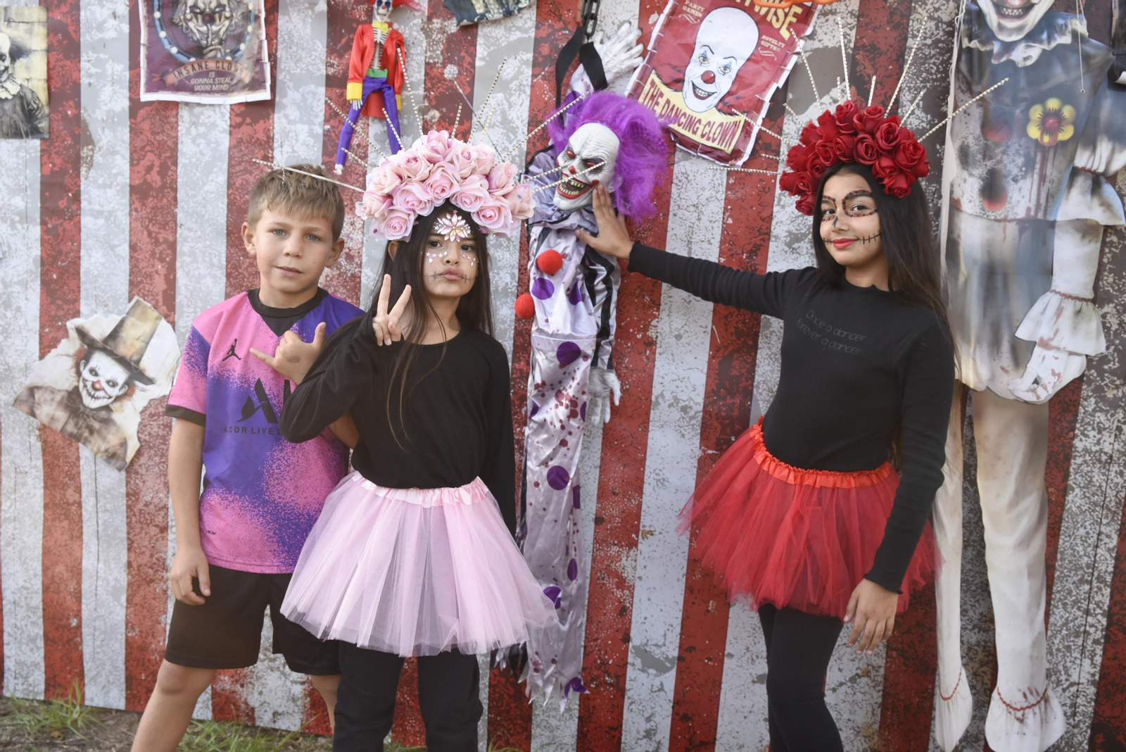 Fotos del horror freak por Halloween en La Línea