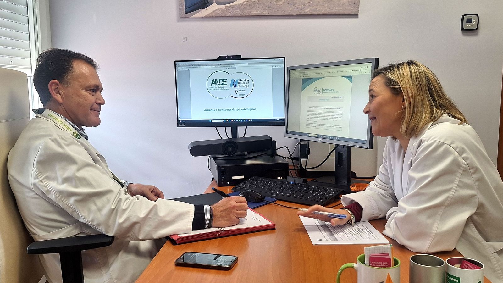 Jesús Cárcamo y Adriana Rivera.