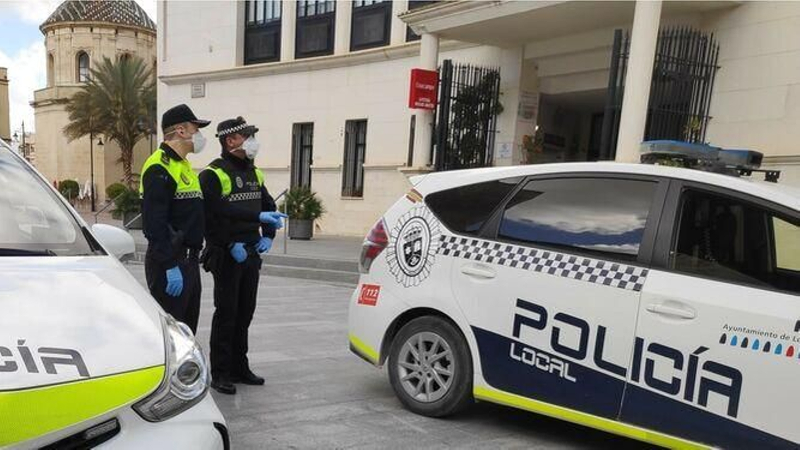 Efectivos de la Policía Local de Lucena