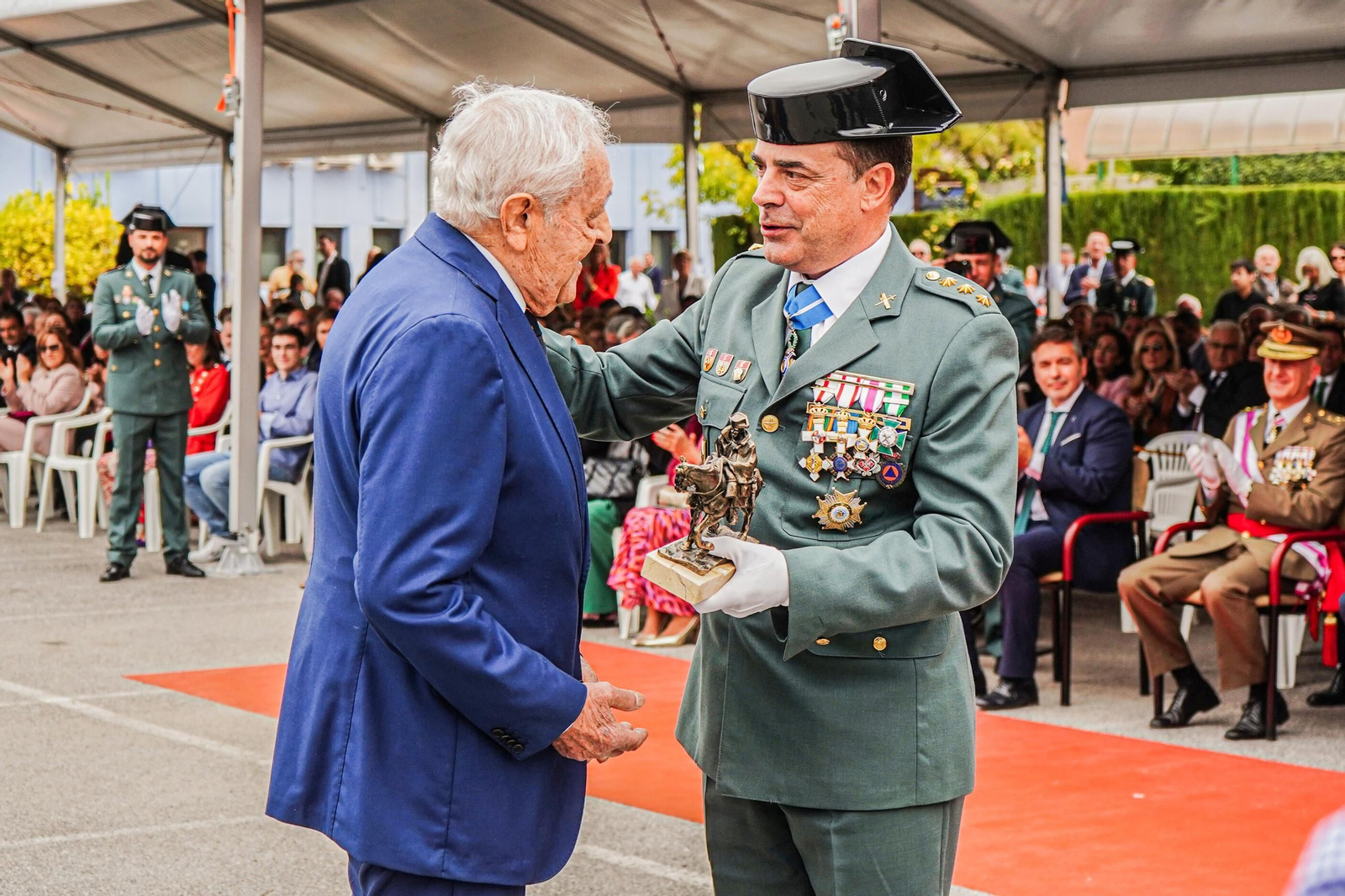 Así fueron los actos en honor a la patrona de la Guardia Civil en Granada