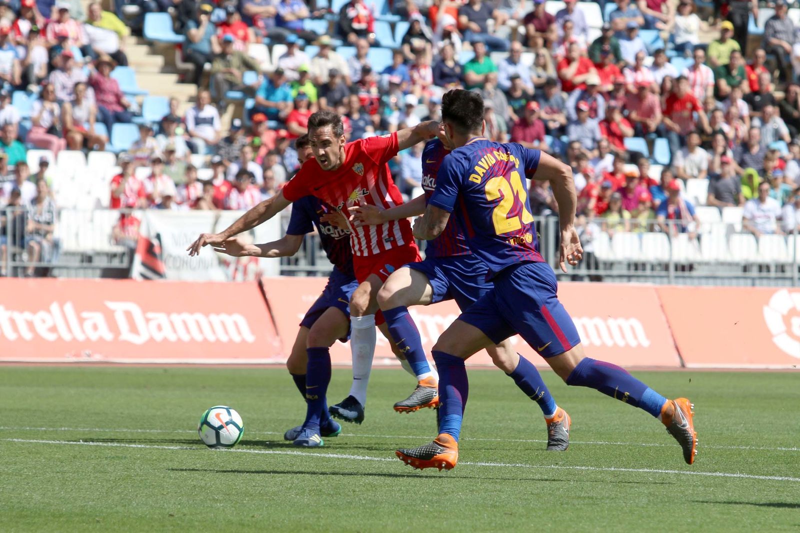 El UD Almería-Barça B, en imágenes