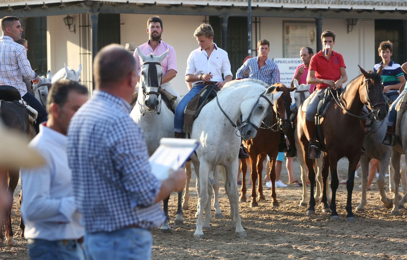 Las imágenes de la carrera de cintas a caballo