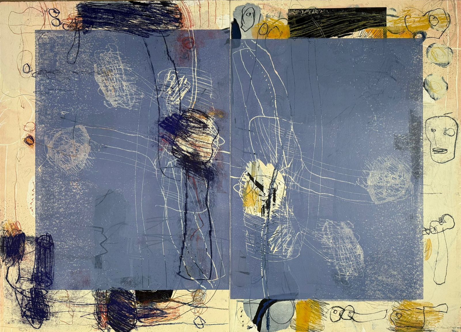 Obra de Modhir Ahmed que se expone en MECA.