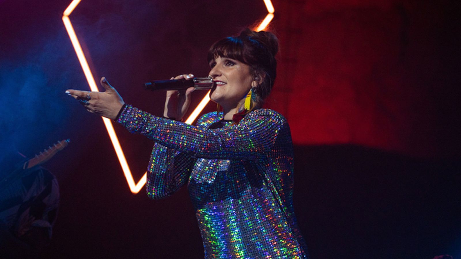 Rozalén, este pasado verano durante un concierto en Marbella.