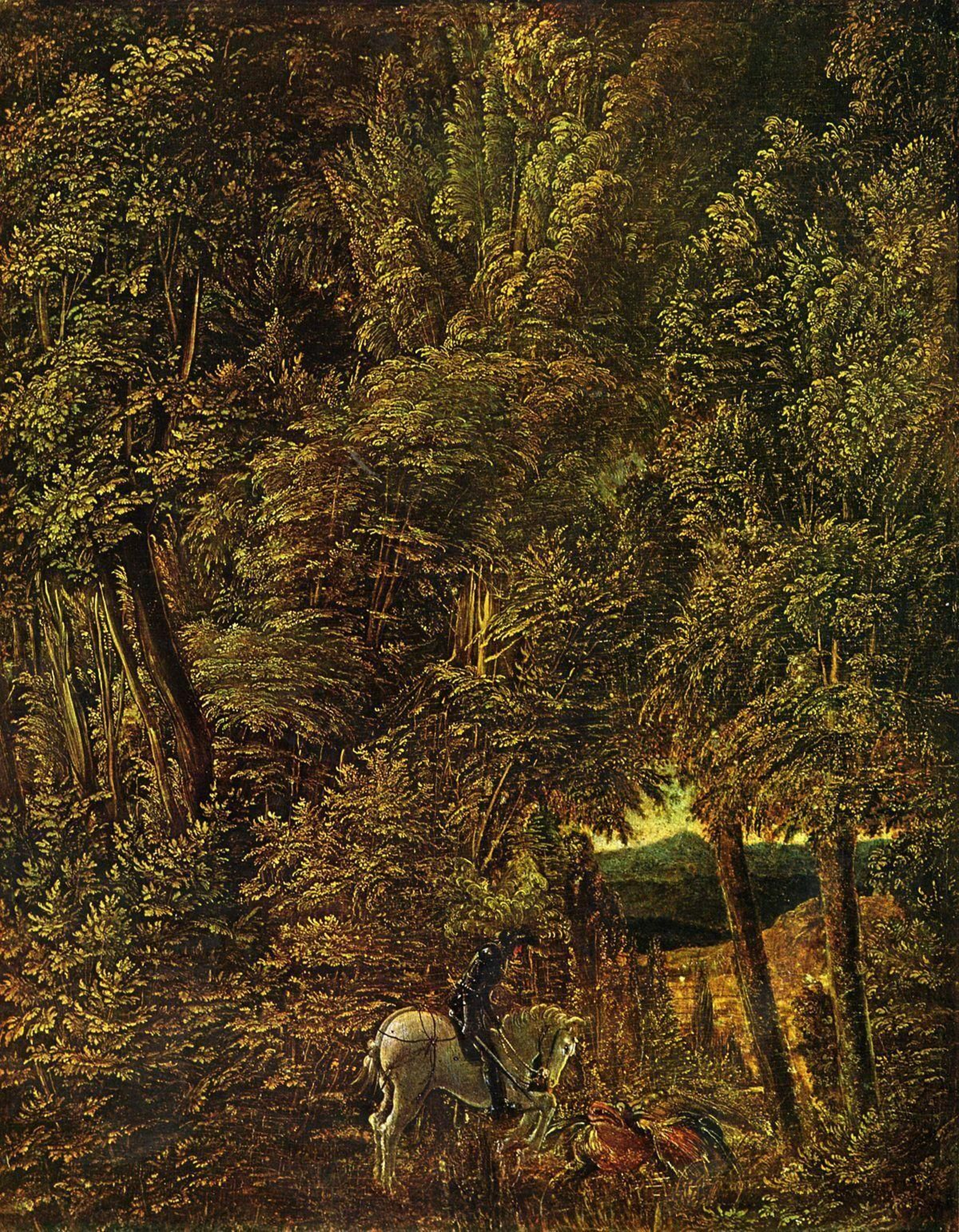 San Jorge. Albrecht Altdorfer