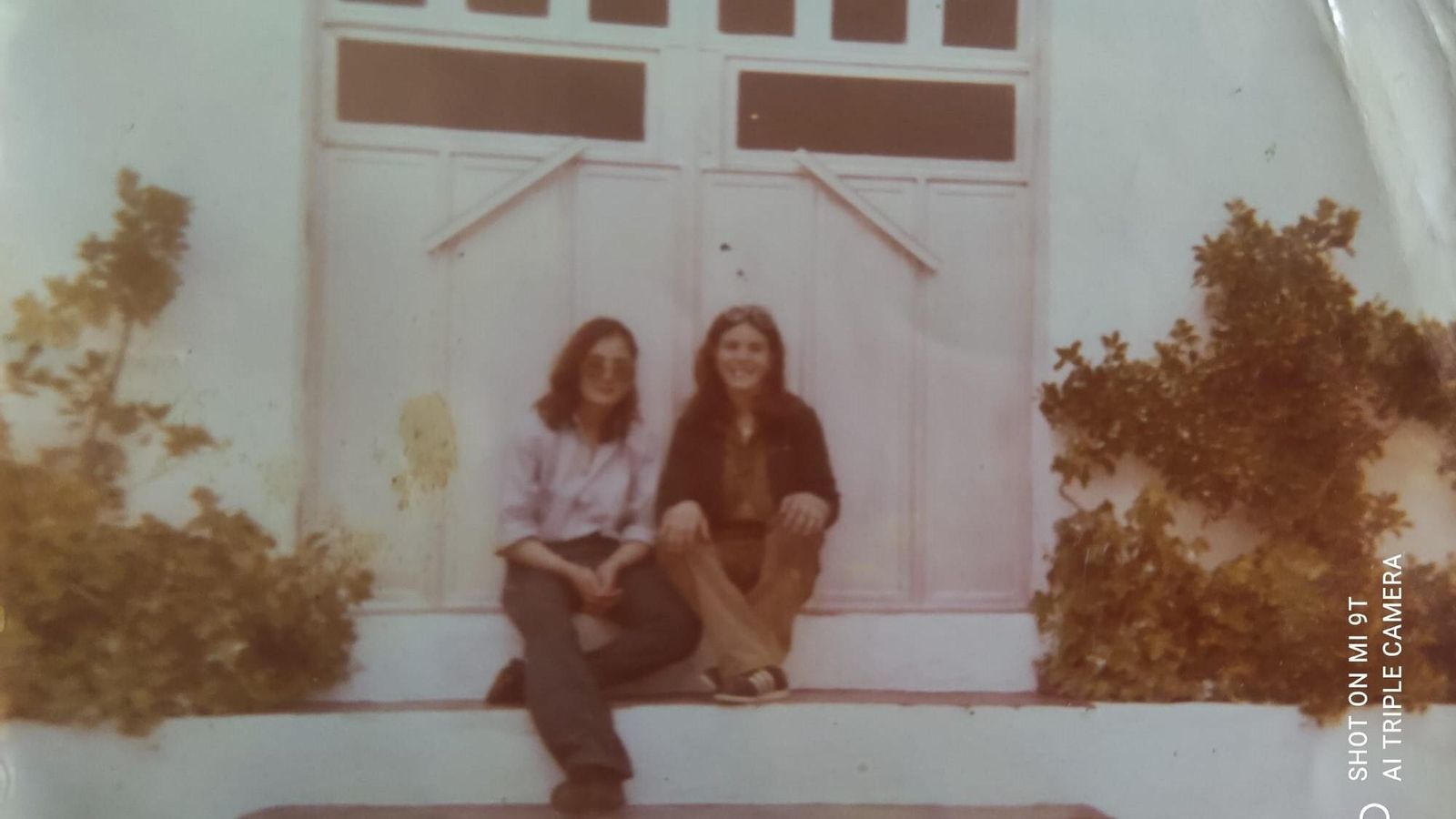 Imagen antigua de la ermita.