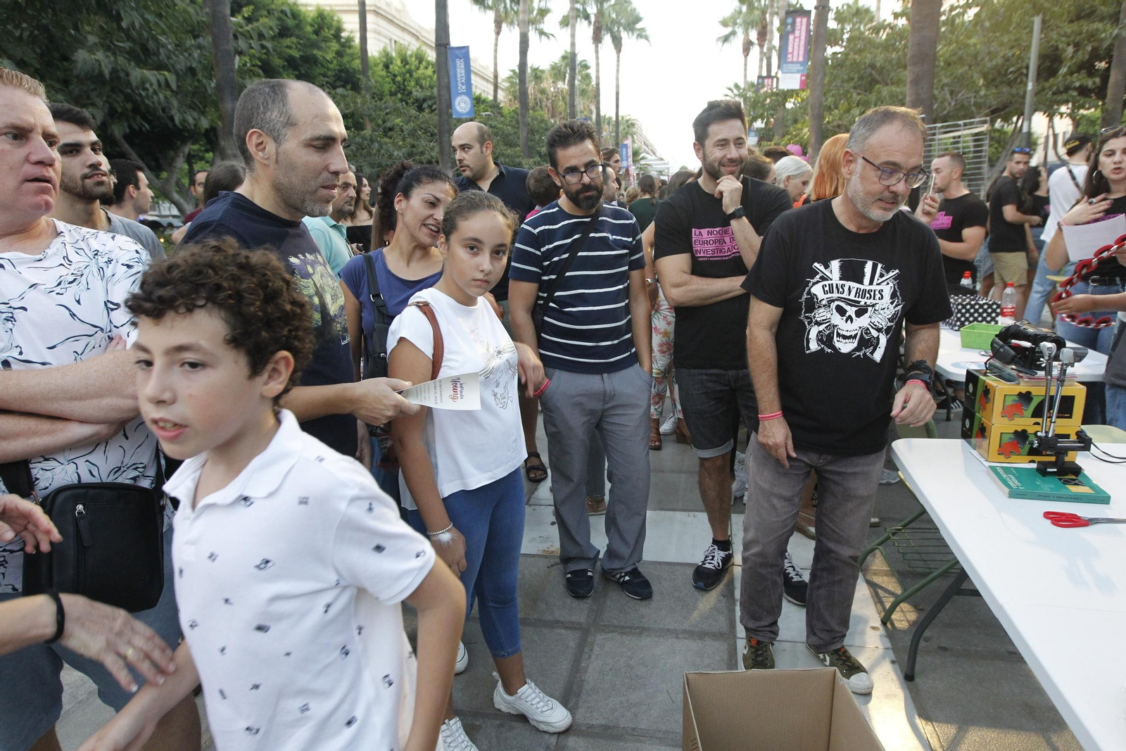 Fotogalería Noche Europea de los Investigadores. Universidad de Almería-UAL