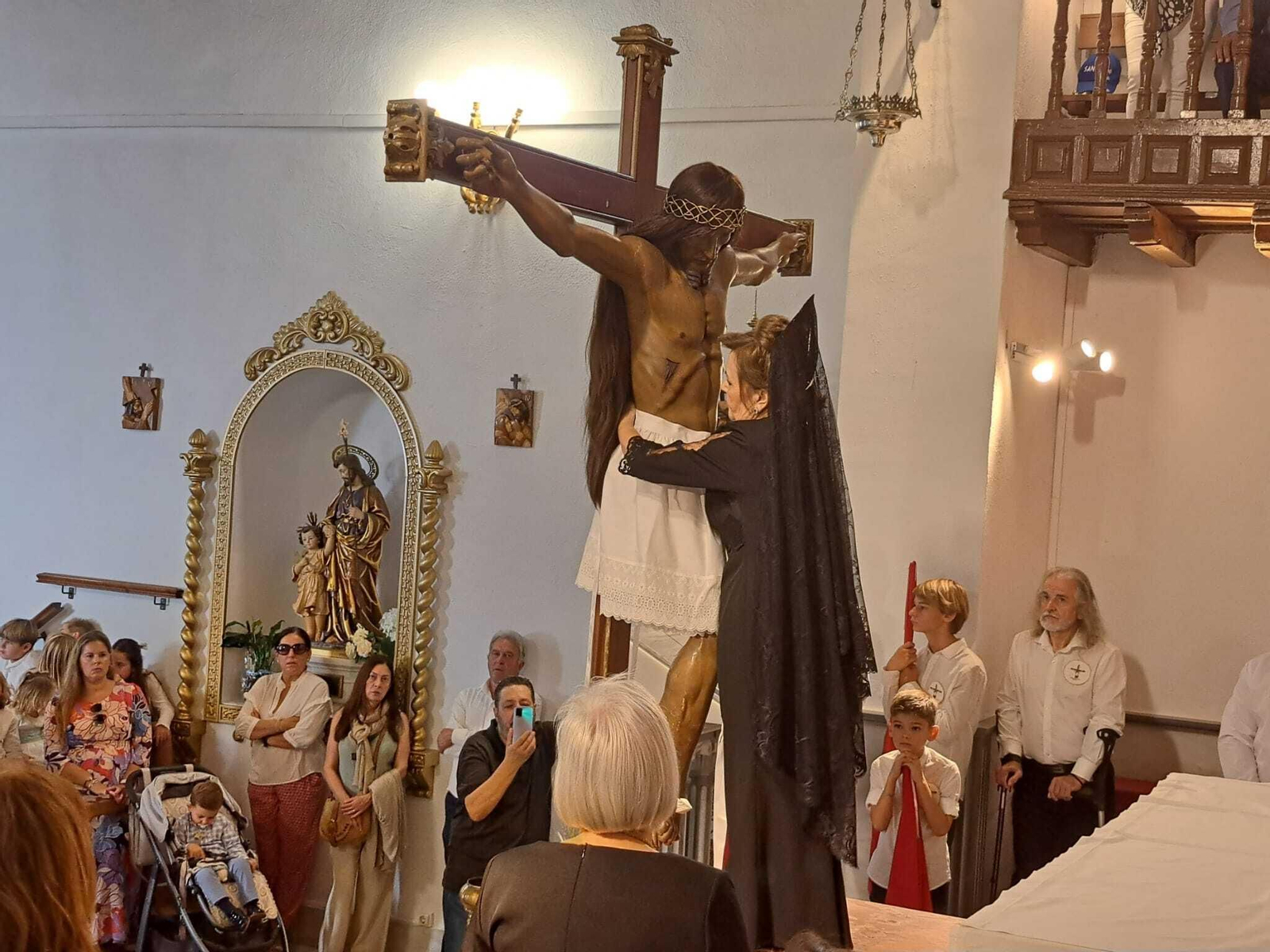 La procesión del Cristo del Bosque de Bacares, en imágenes