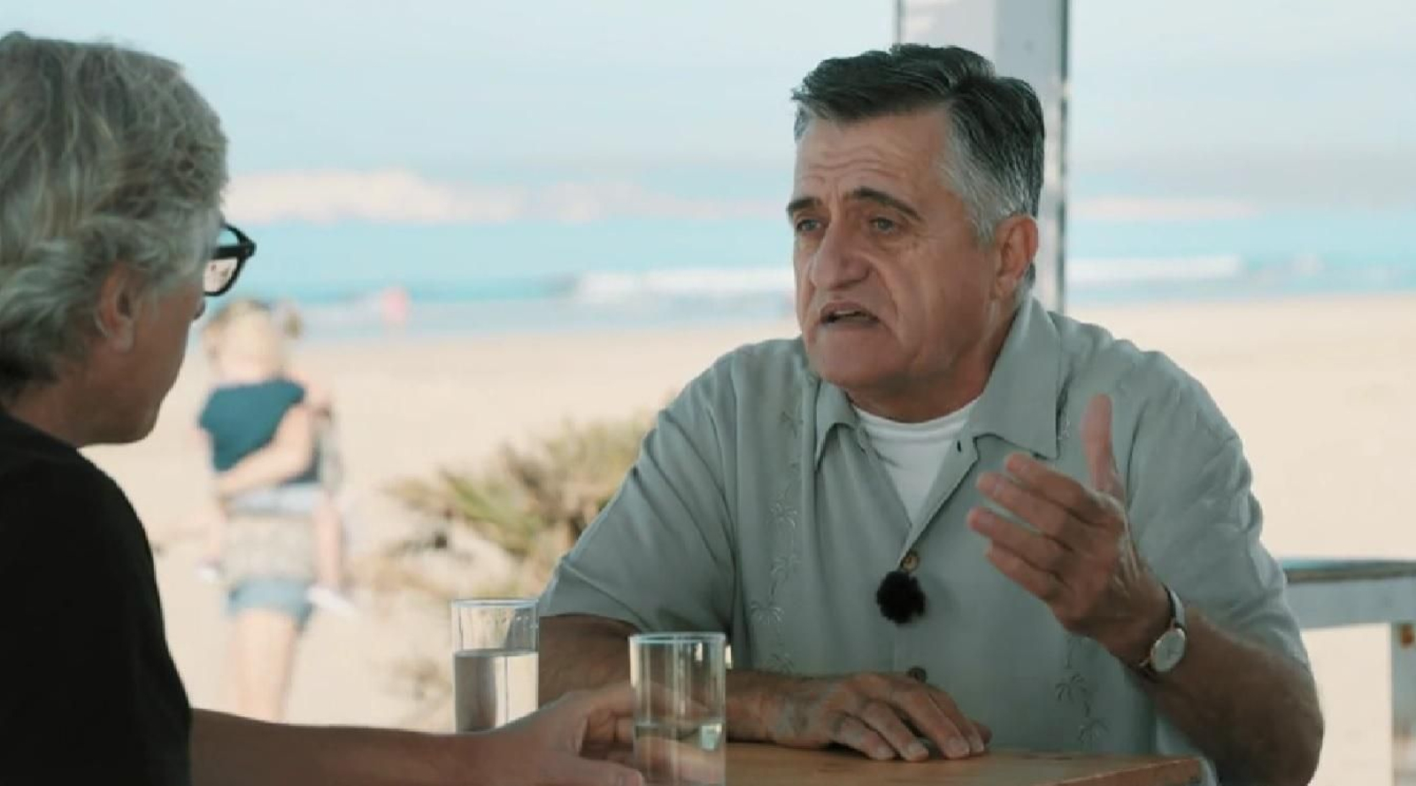 El Gran Wyoming en un chiringuito de la costa de Cádiz