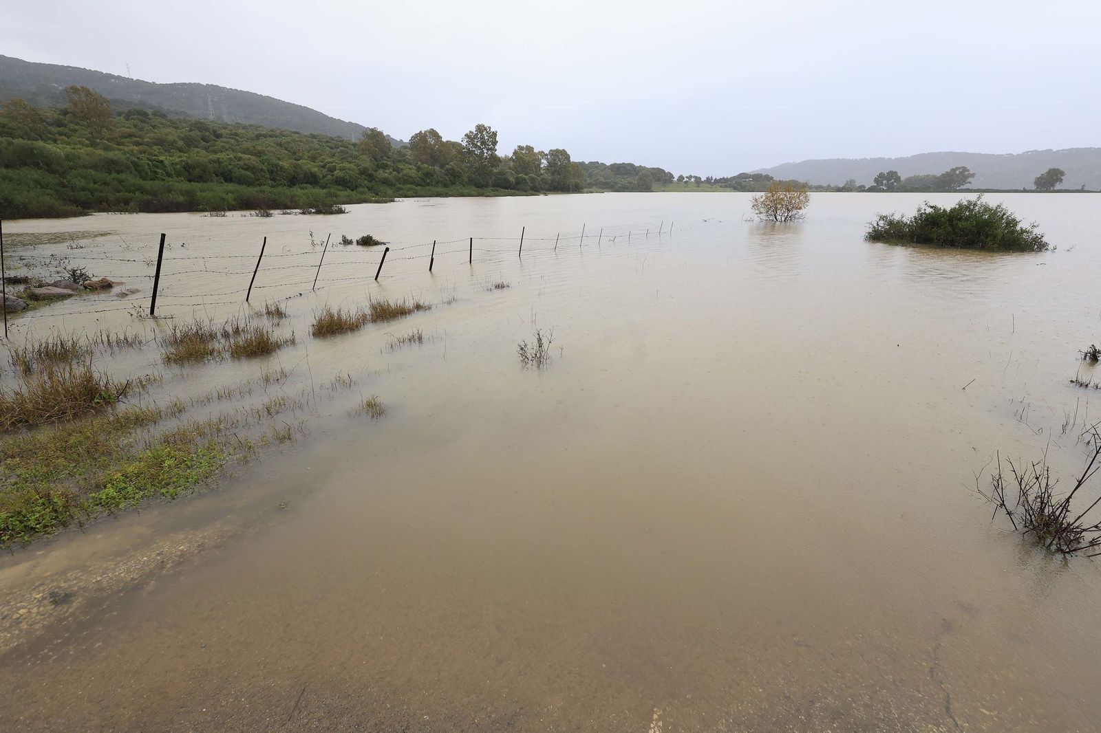 Así luce Charco Redondo: fotos del pantano casi lleno antes de la borrasca Leandro