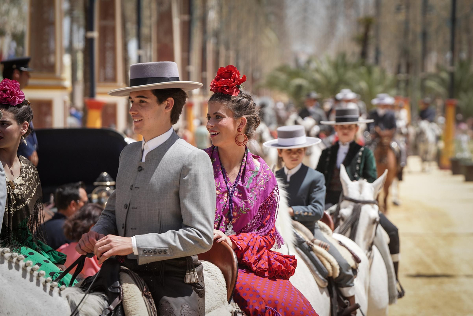 Ambiente el viernes en la Feria de Jerez en fotos