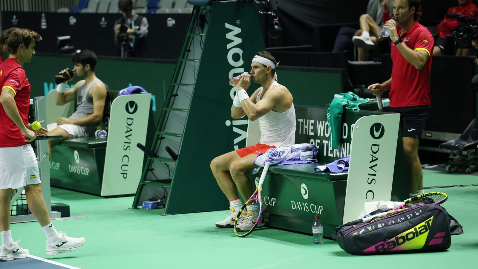 Rafa Nadal-Carlos Alcaraz, ocho juegos a tope con empate antes de la Copa Davis