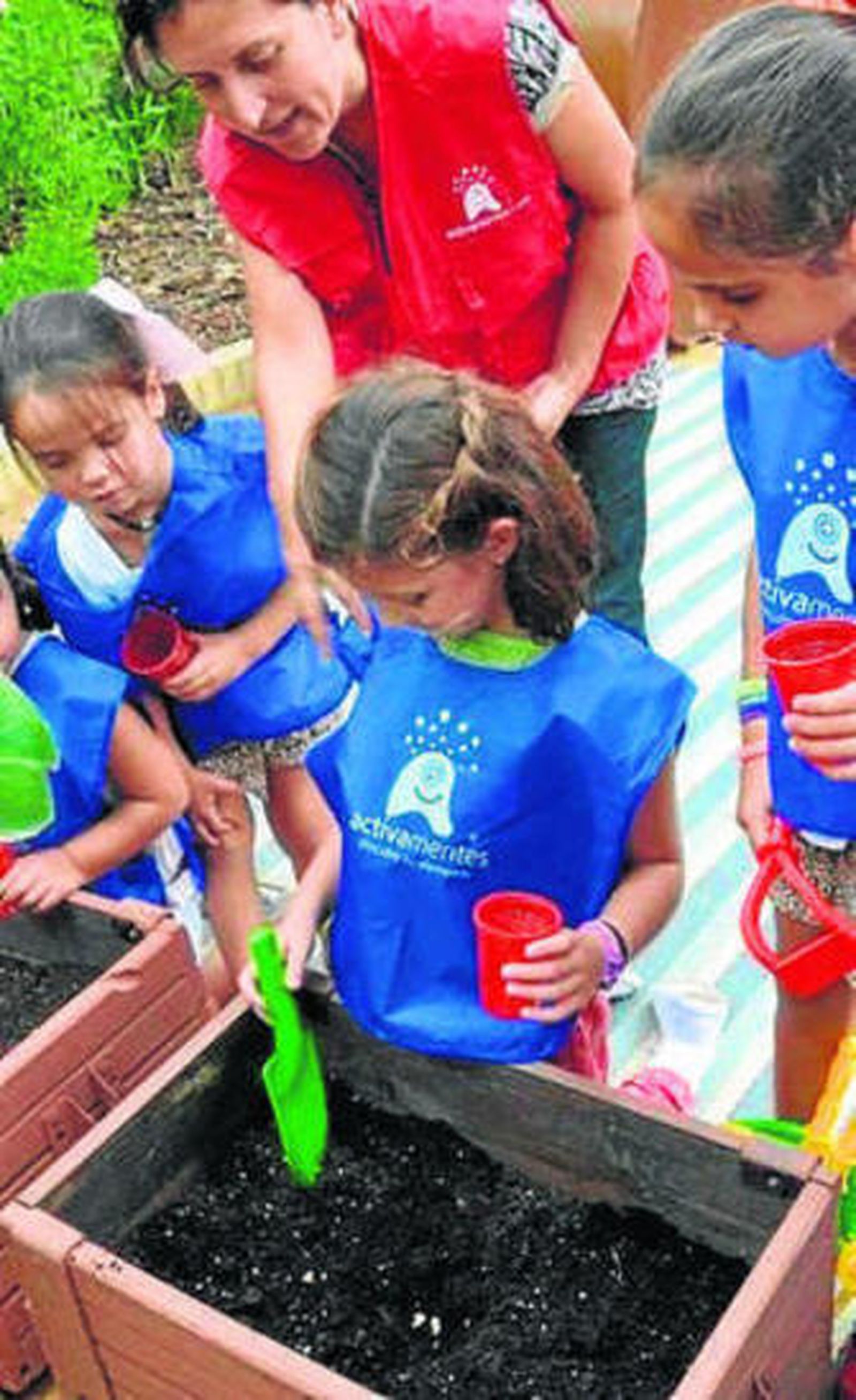 Taller de horticultura en La Raza.