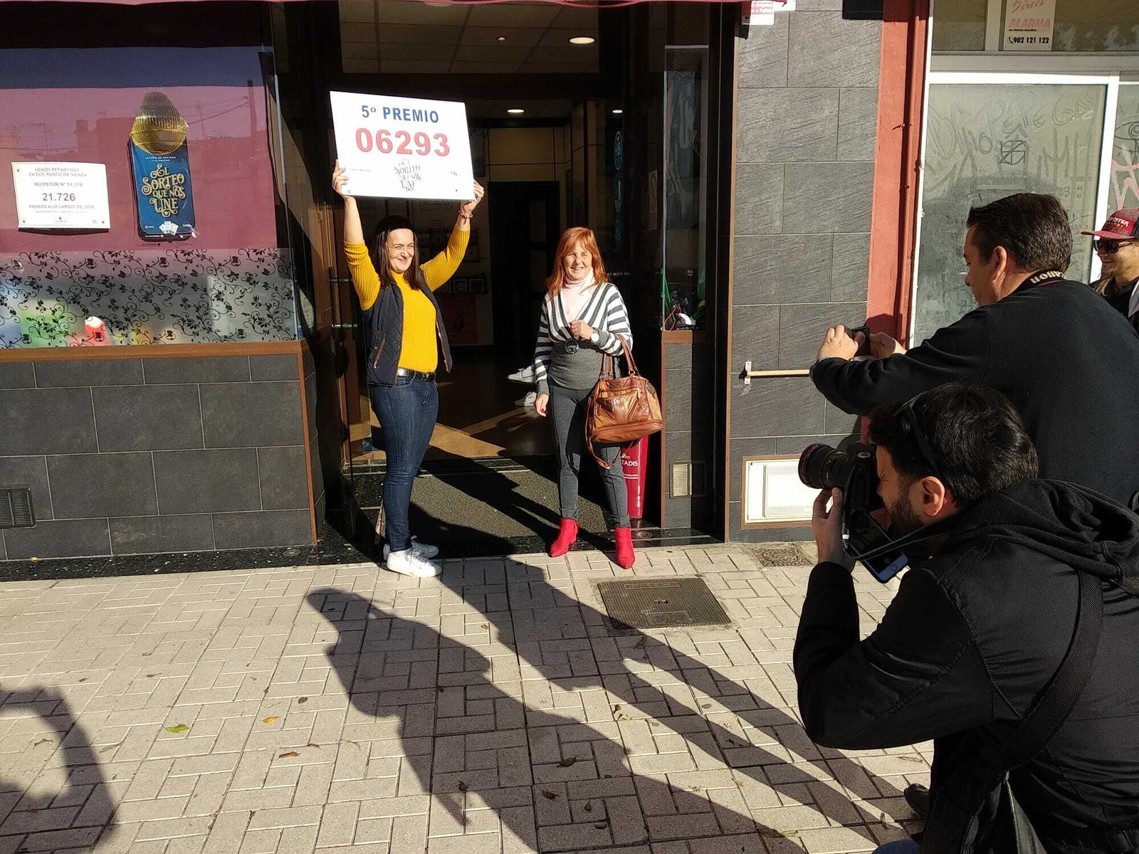 Las fotos de los premios de la Lotería de Navidad en Málaga