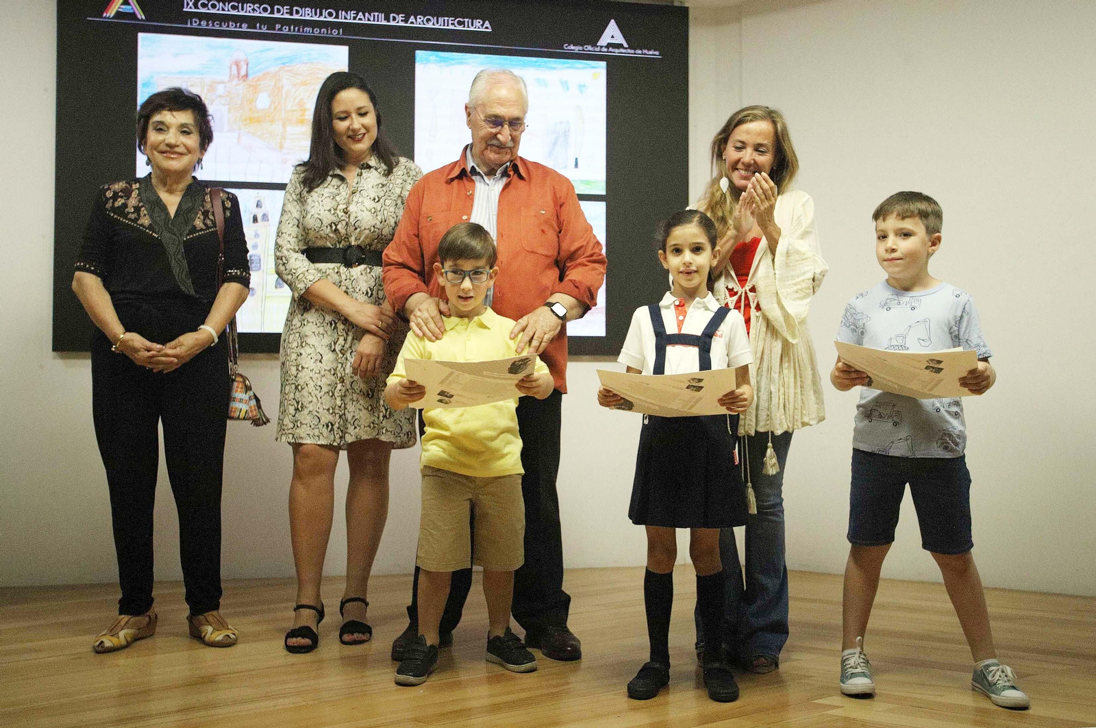 Imágenes de la entrega de premios del 'IX Concurso Infantil de Arquitectura'