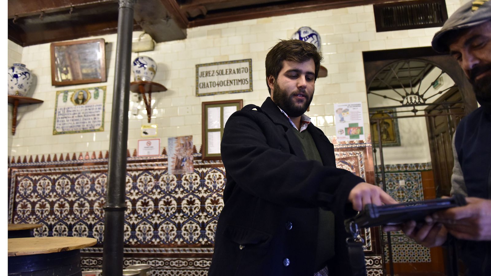 Firma electrónica de Carlos de Rueda en El Rinconcillo, del siglo XVII.