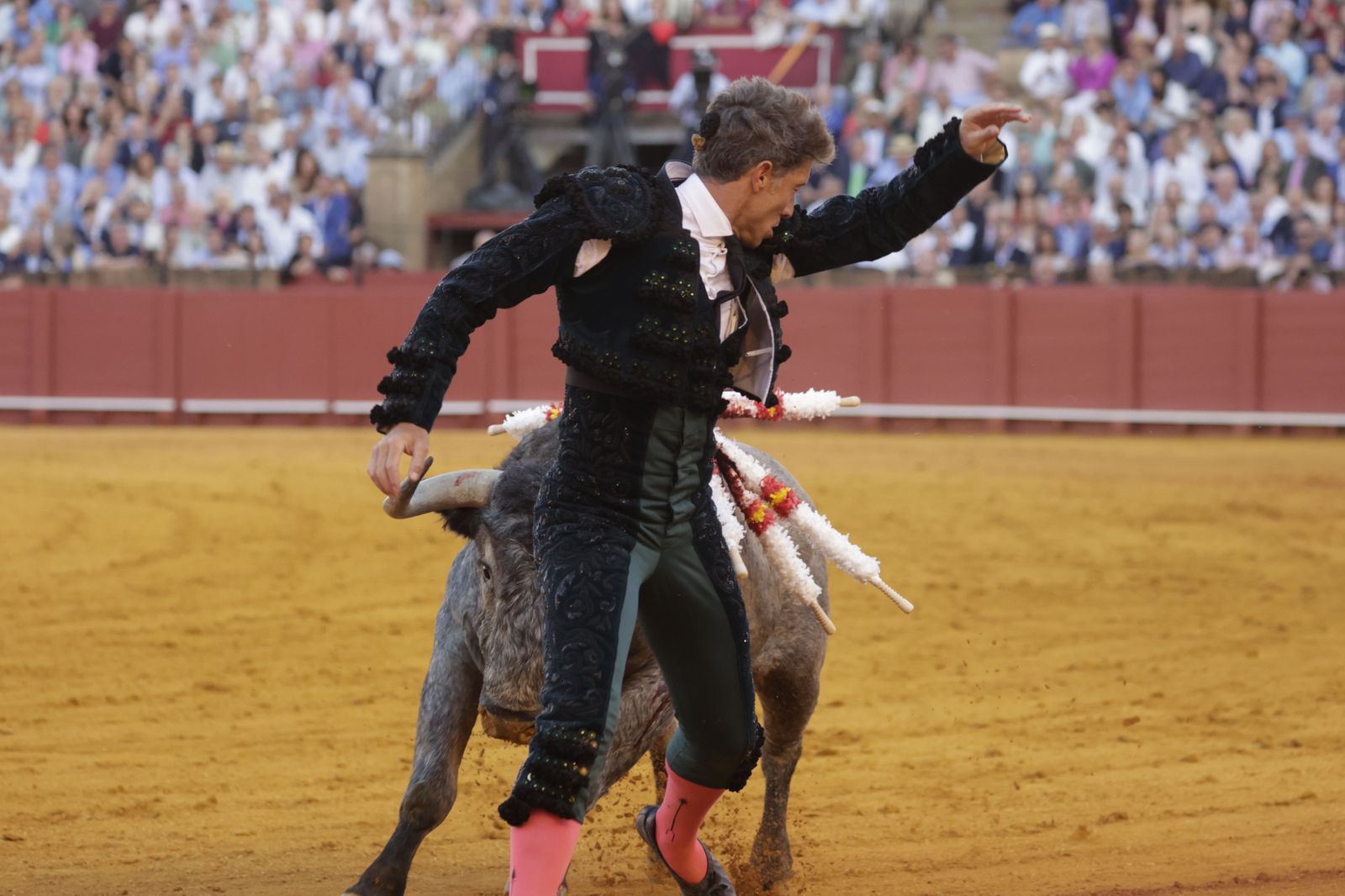 Las imágenes de la corrida de los Victorinos en la Maestranza de Sevilla