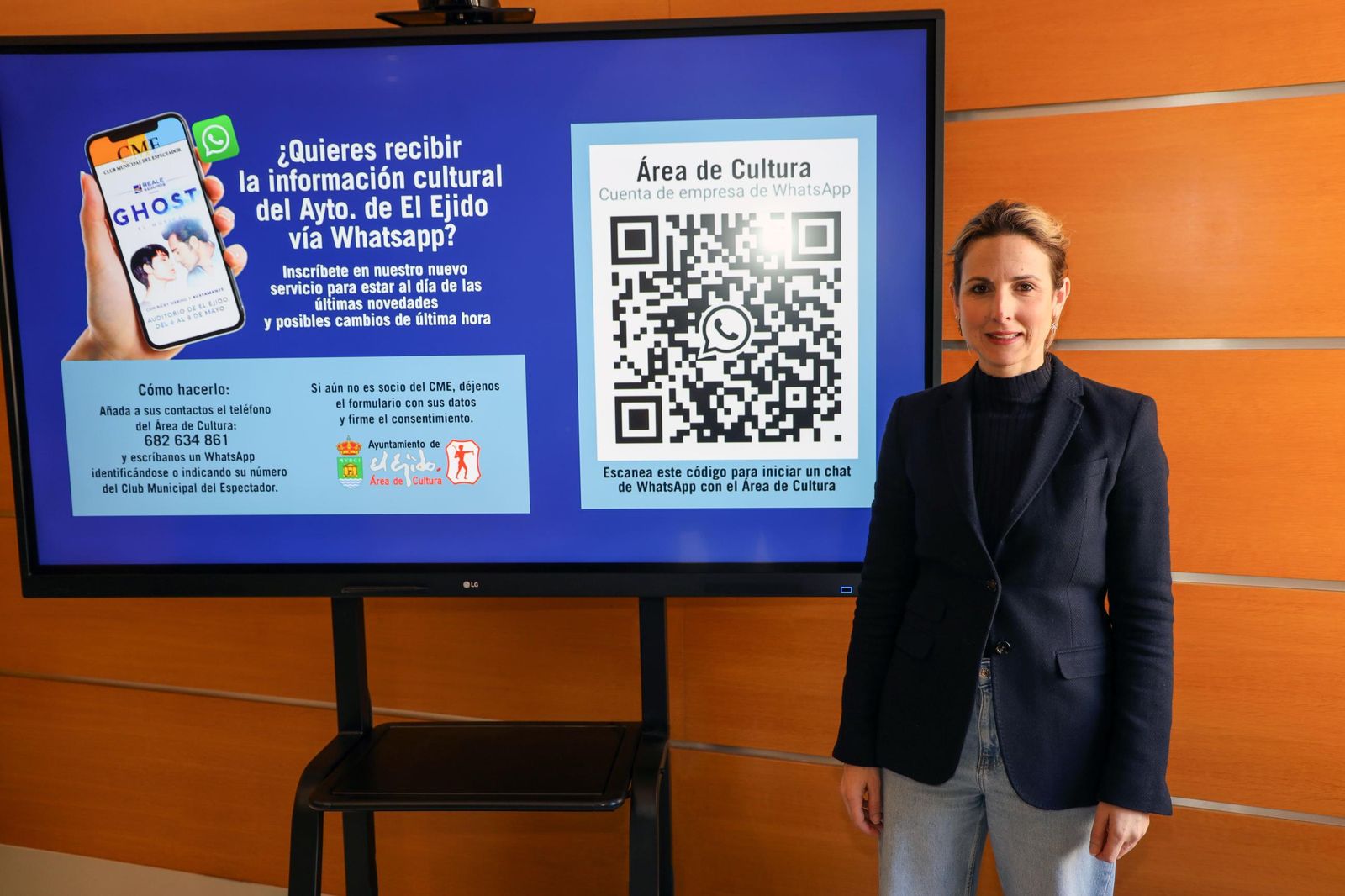 Elena Gómez, edil de Cultura.