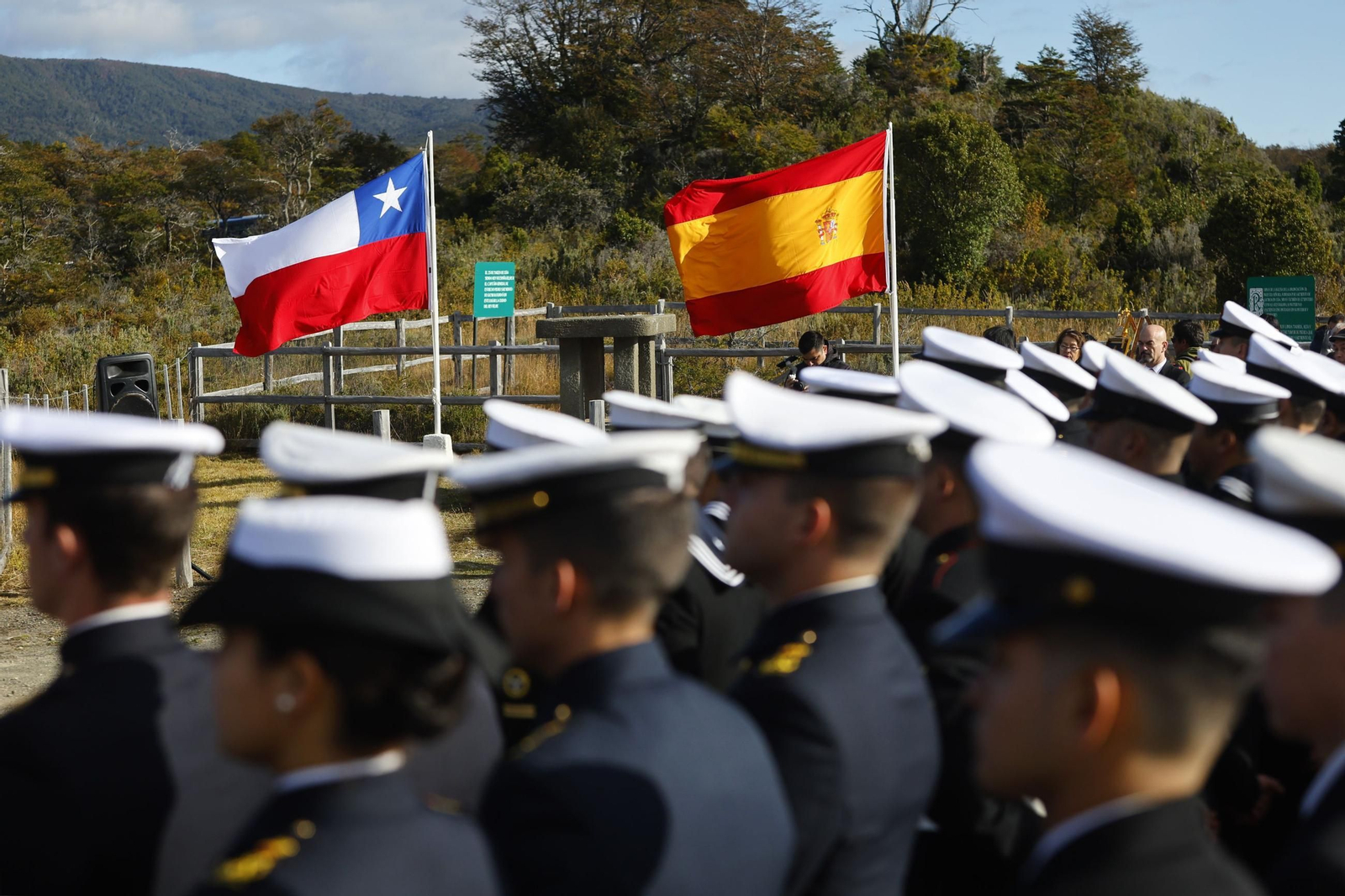 Las imágenes del 'Juan Sebastián de Elcano' en Punta Arenas (Chile)