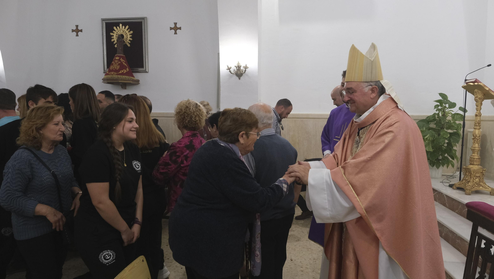 Imágenes de la bendición de la Borriquita de El Alquián, por el Obispo de Almería