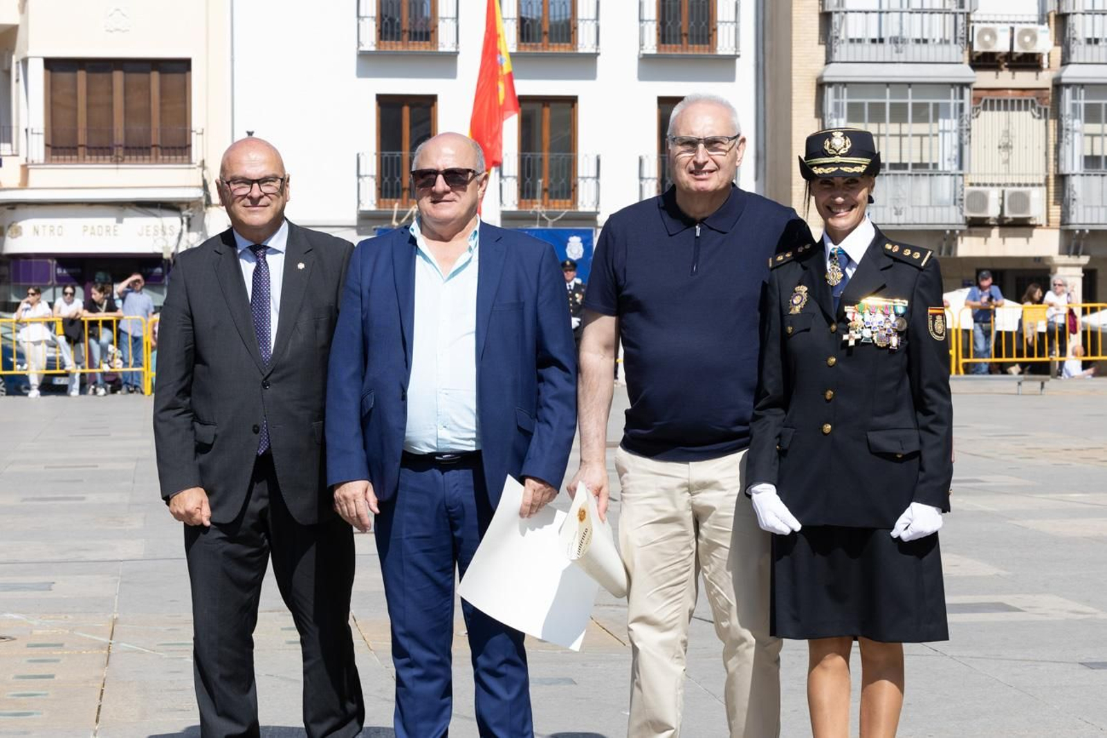 Acto por el día de la Policía Nacional, con motivo de la festividad los Santos Ángeles Custodios