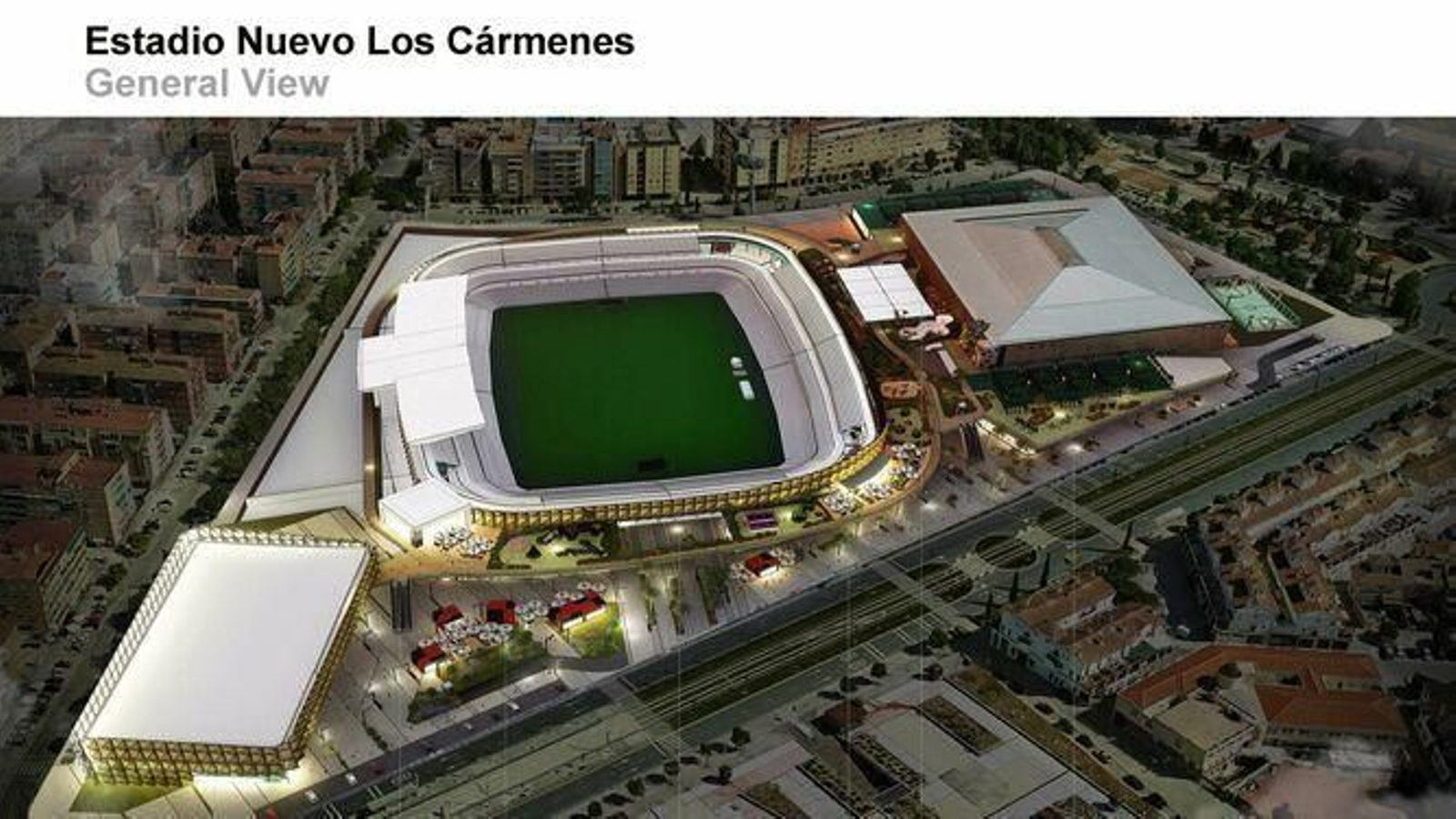 Los actuales planes urbanísticos impiden el desarrollo de la gran manzana del Granada CF