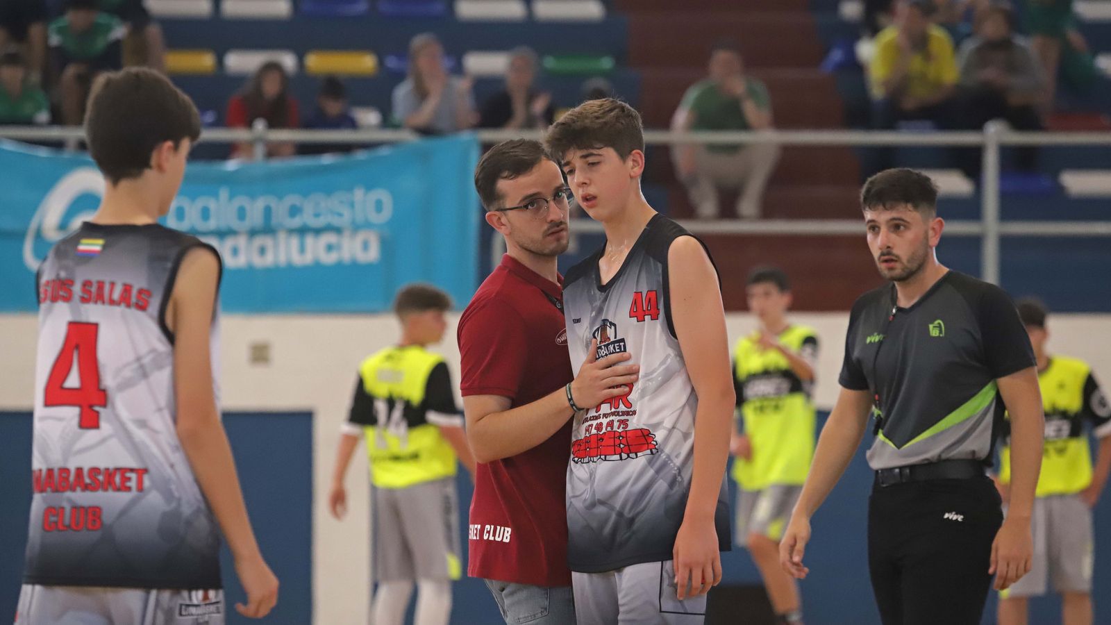 Tercera jornada del campeonato de Andalucía de Baloncesto infantil masculino en La Línea