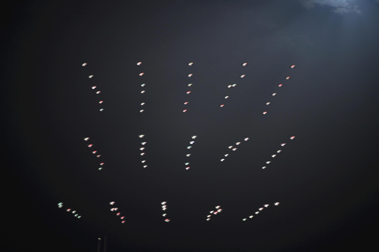 Drones y fuegos artificiales para abrir la Feria de Málaga 2022 (fotos)