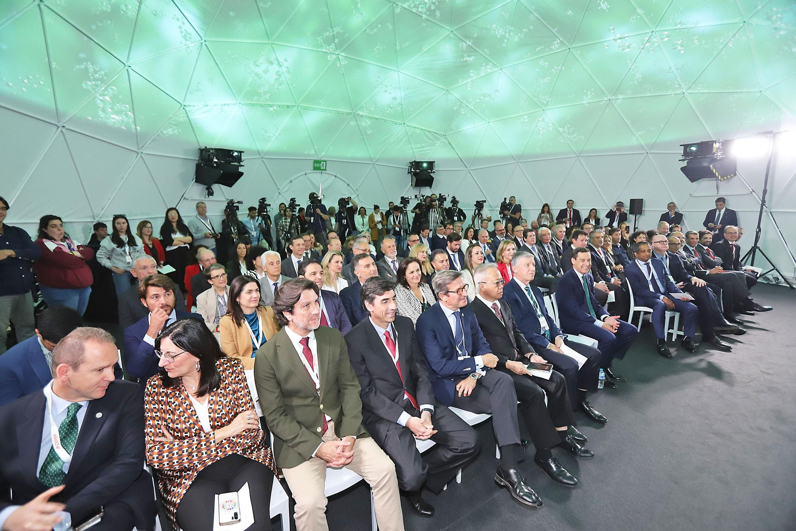 Presentación de la nueva planta de biocombustibles de segunda generación  de Cepsa en Palos de la Frontera (Huelva)