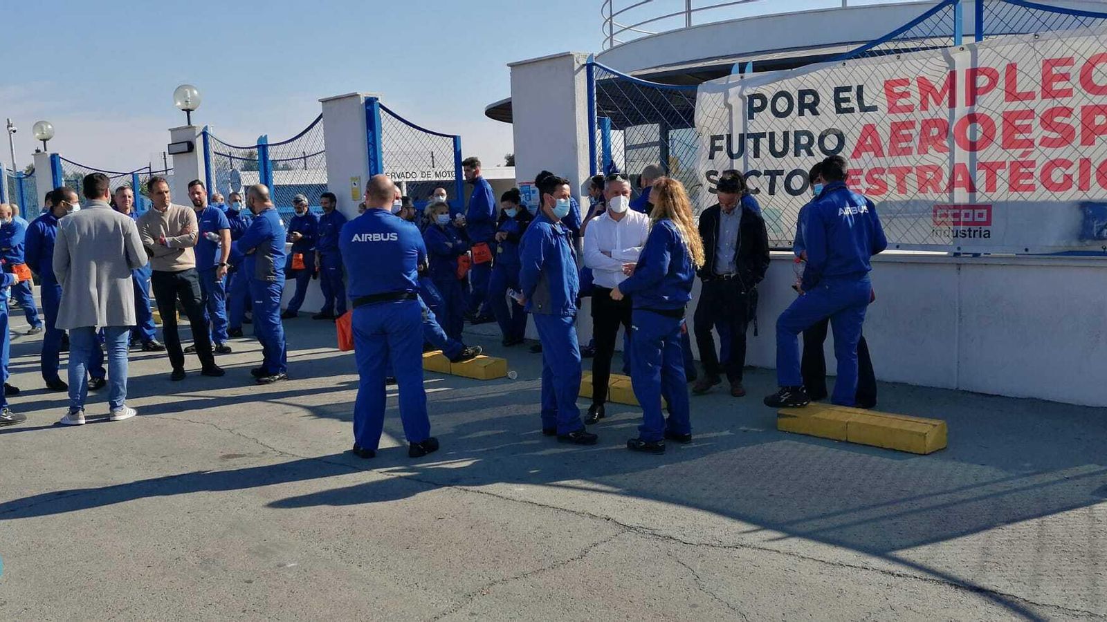 Concentración en la puerta de Airbus Puerto Real, este viernes Concentración en la puerta de Airbus Puerto Real, este viernes