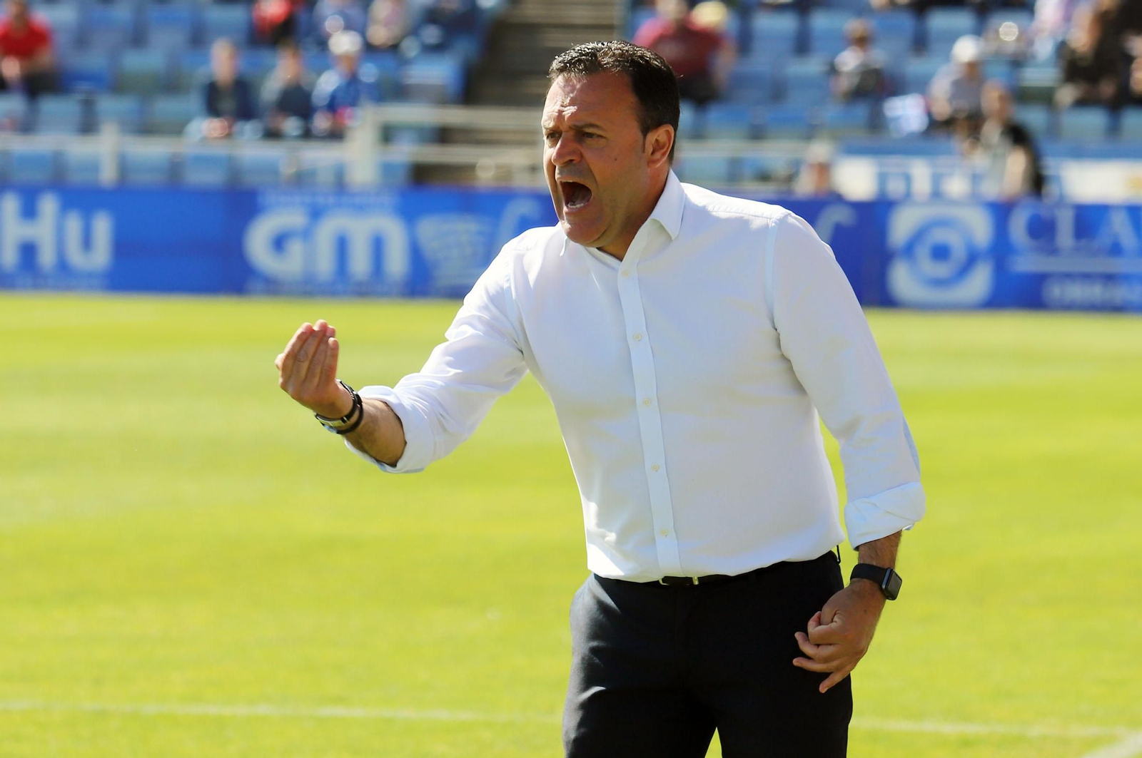 José María Salmerón, en su etapa en el Recreativo de Huelva.