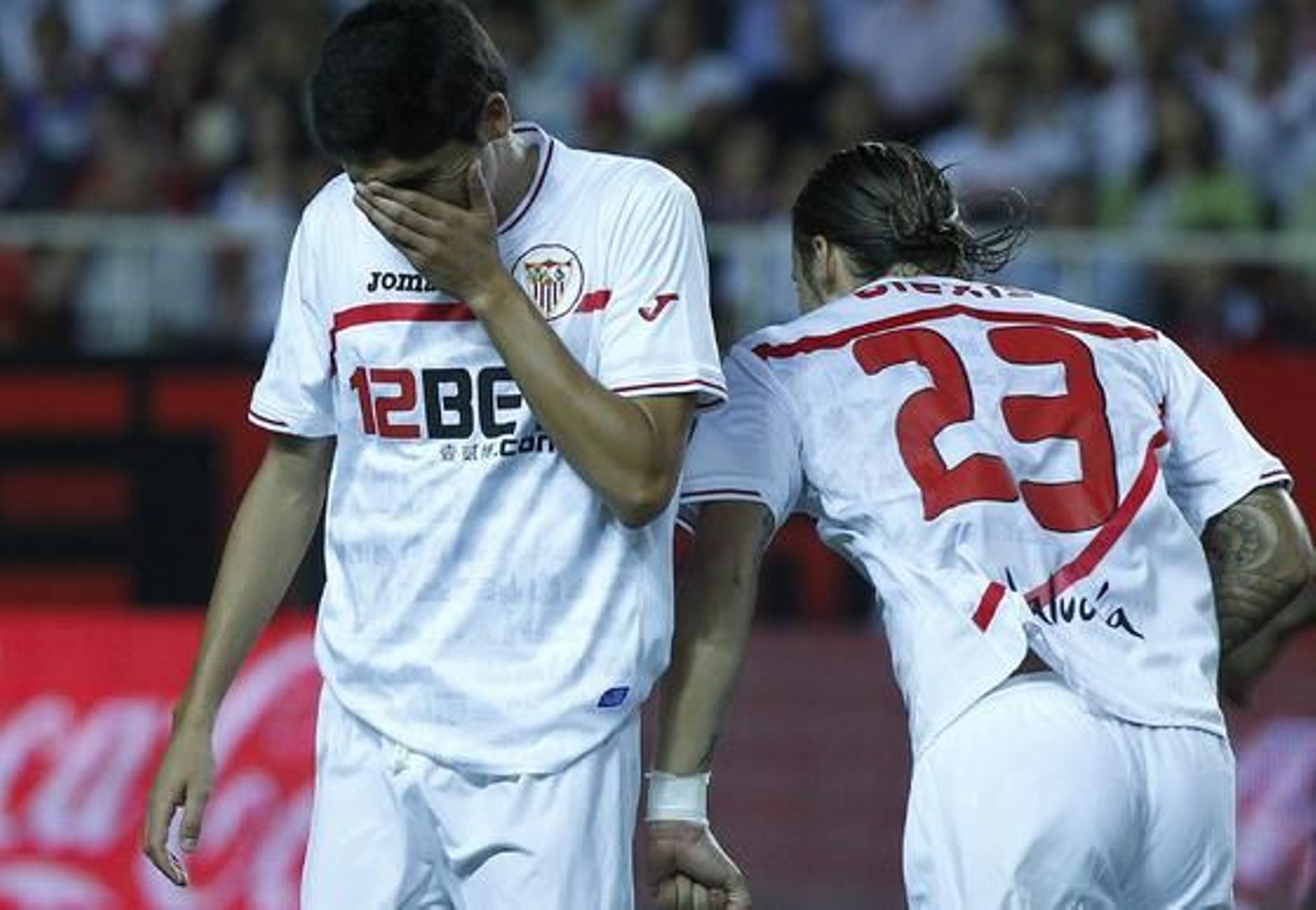El Sevilla deja escapar otros dos puntos del Sánchez Pizjuán. / Antonio Pizarro
