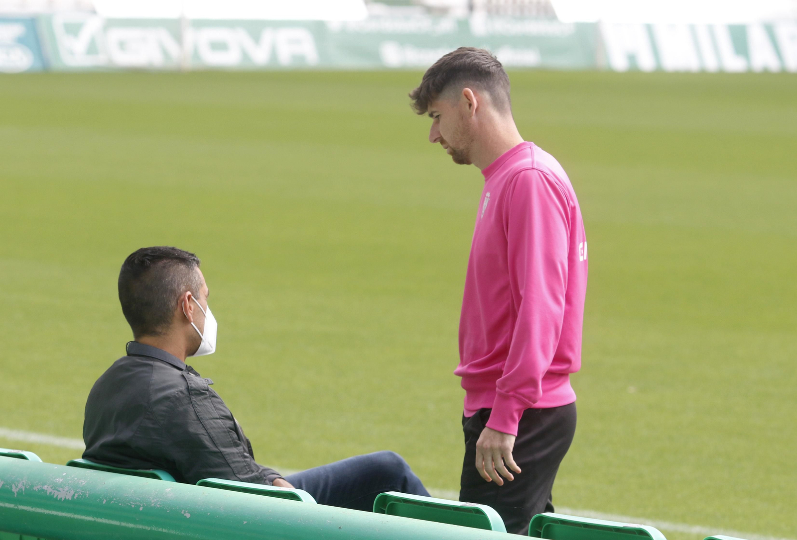 Las imágenes del primer entrenamiento de Germán Crespo al frente del Córdoba CF