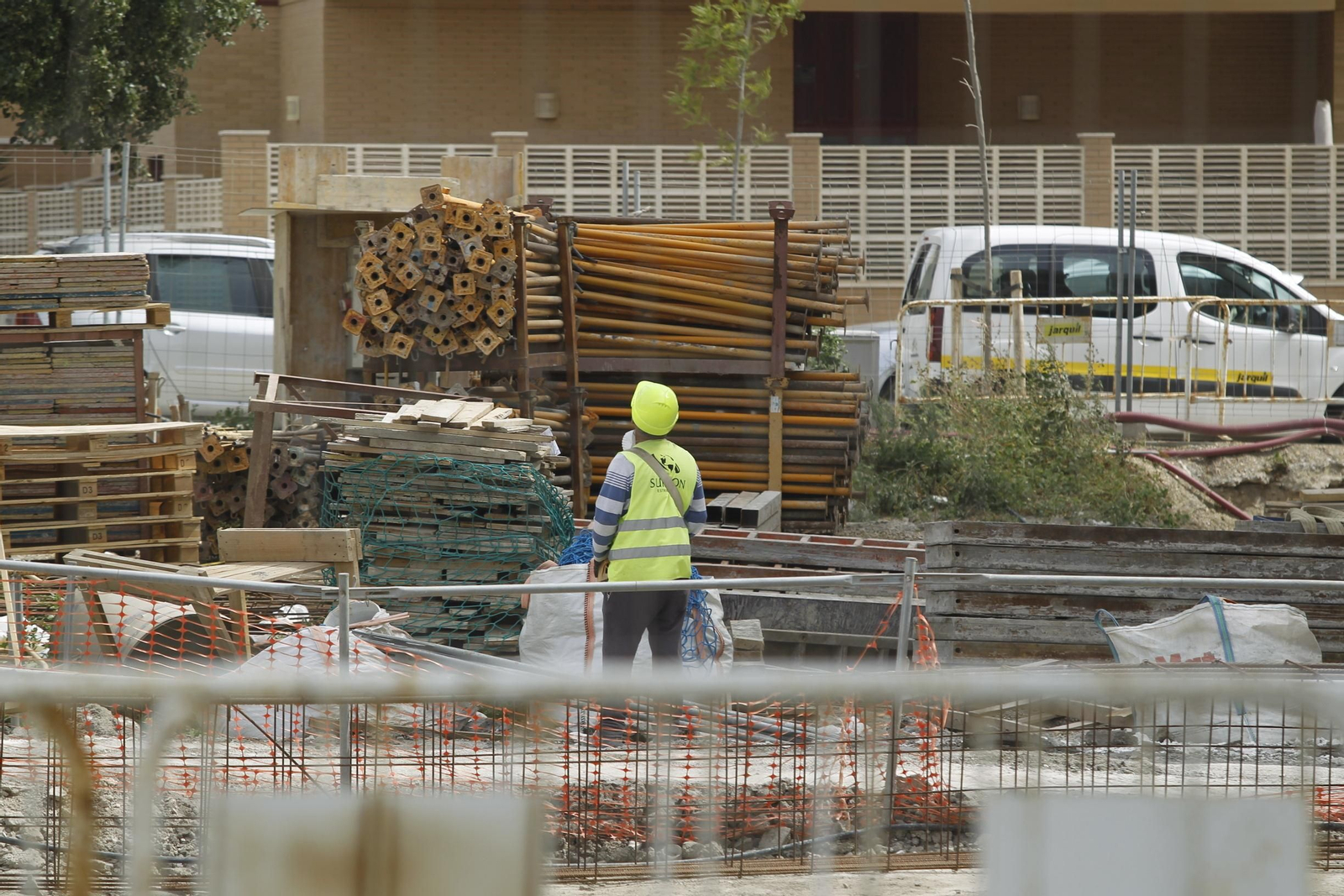 Fotogalería coronavirus a pie de obra en Almería