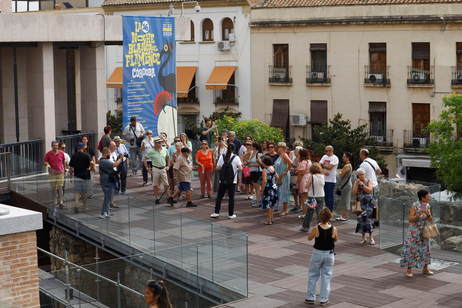 El primer día de visitas al Templo Romano, en imágenes