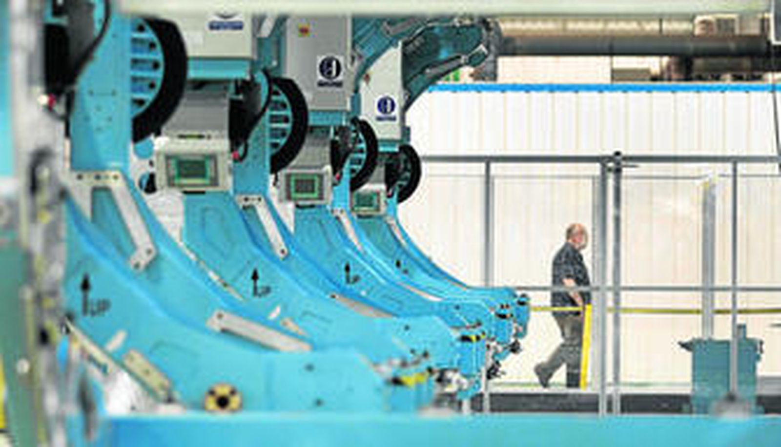 Imagen de la nueva línea-pulso que comenzará a funcionar en septiembre en el CBC para trabajar con hasta 12 'fan cowl' del A320neo al mismo tiempo.