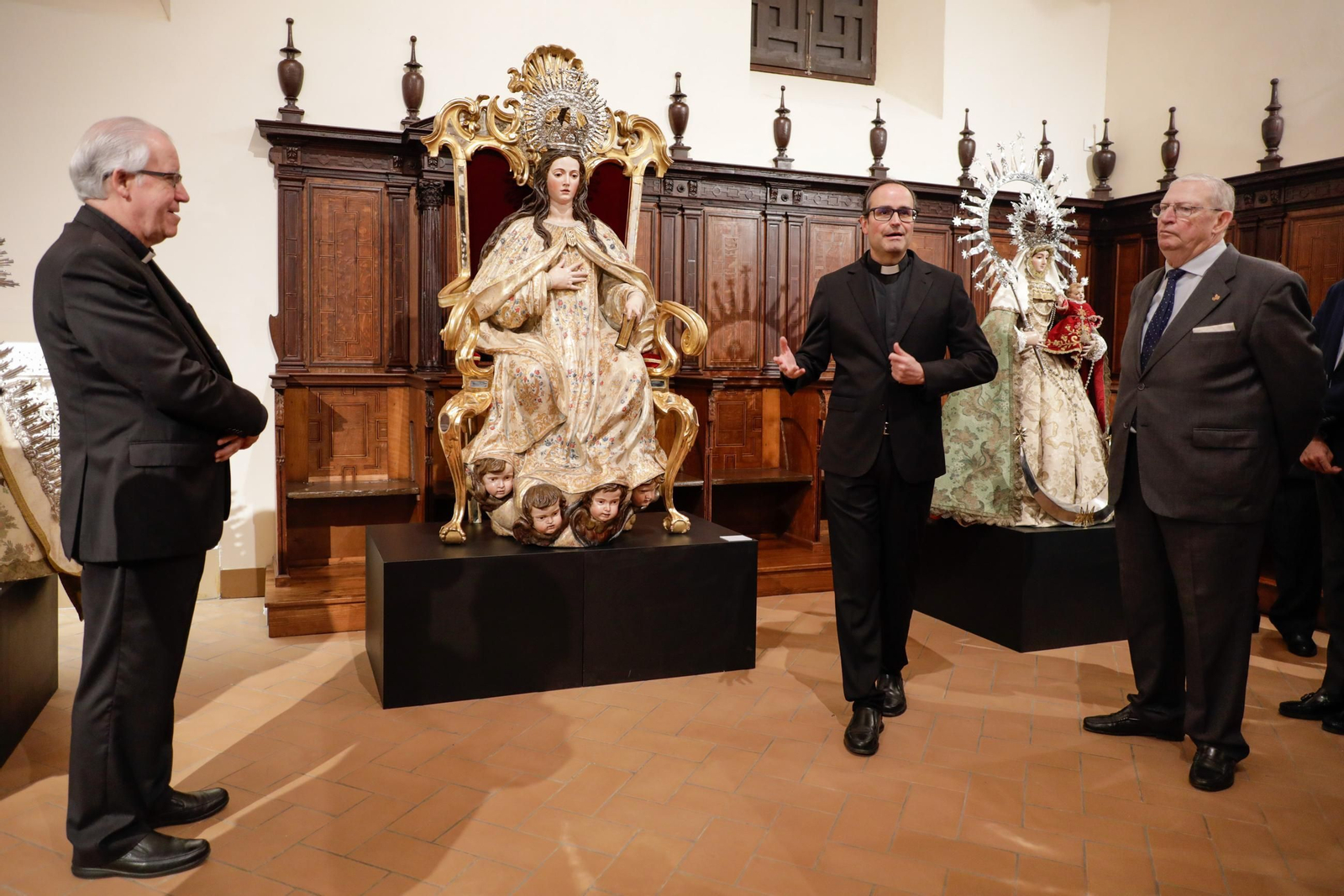 Inauguración de la exposición Devociones populares en las clausuras de Sevilla, en la Iglesia Santa Clara