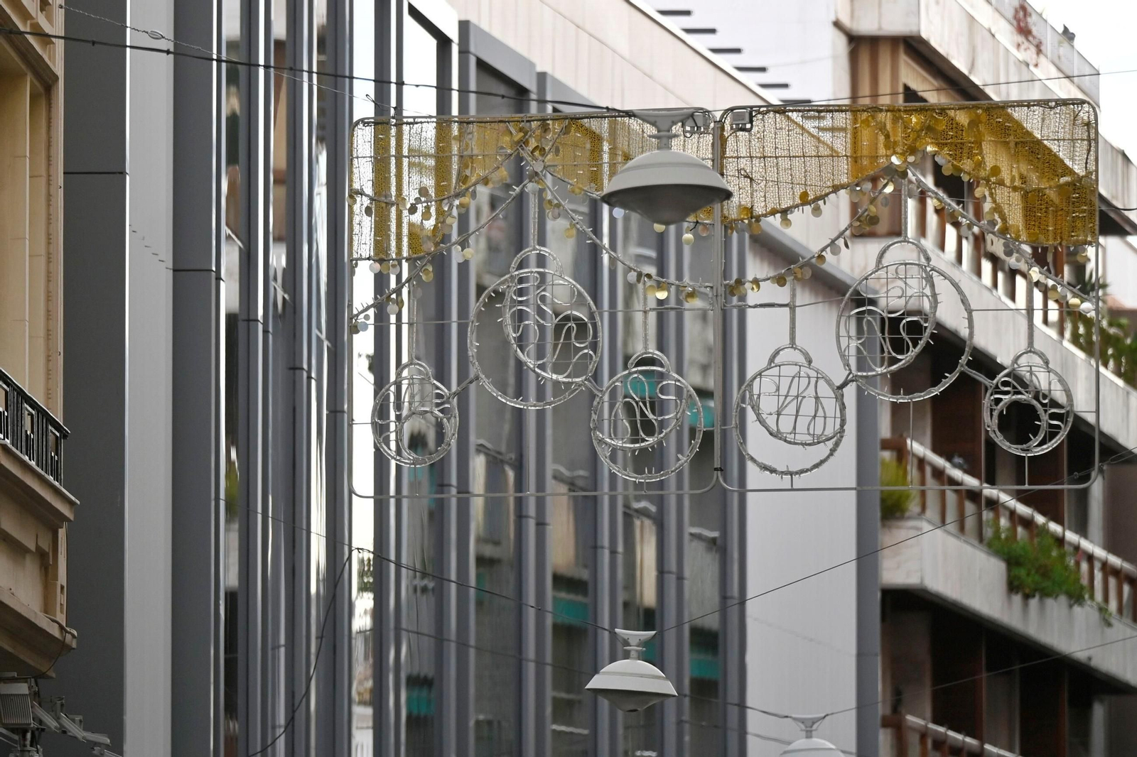 Luces de Navidad en el centro de Córdoba