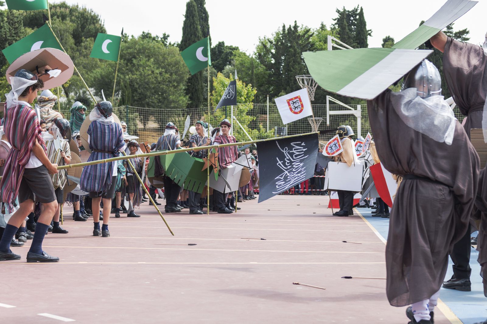 La Batalla de las Navas de Tolosa escenificada por los alumnos de El Romeral