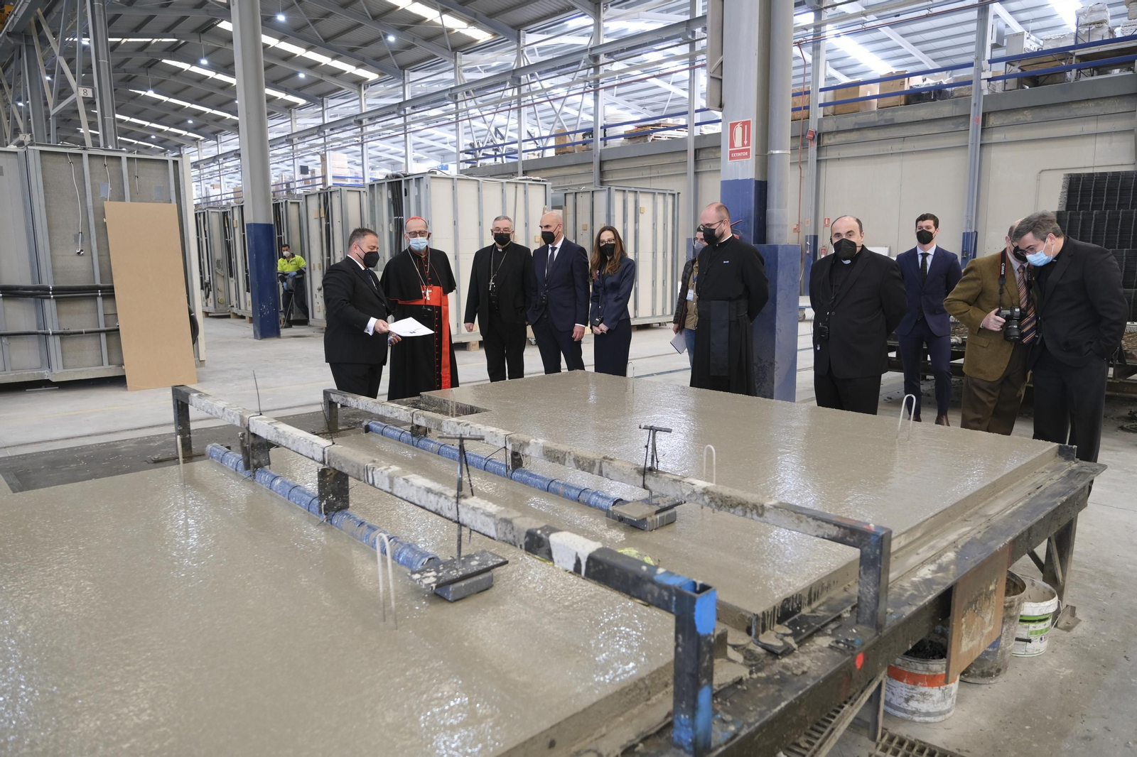 Bendición de las instalaciones de Hydrodiseño, en Huércal Overa (Almería)
