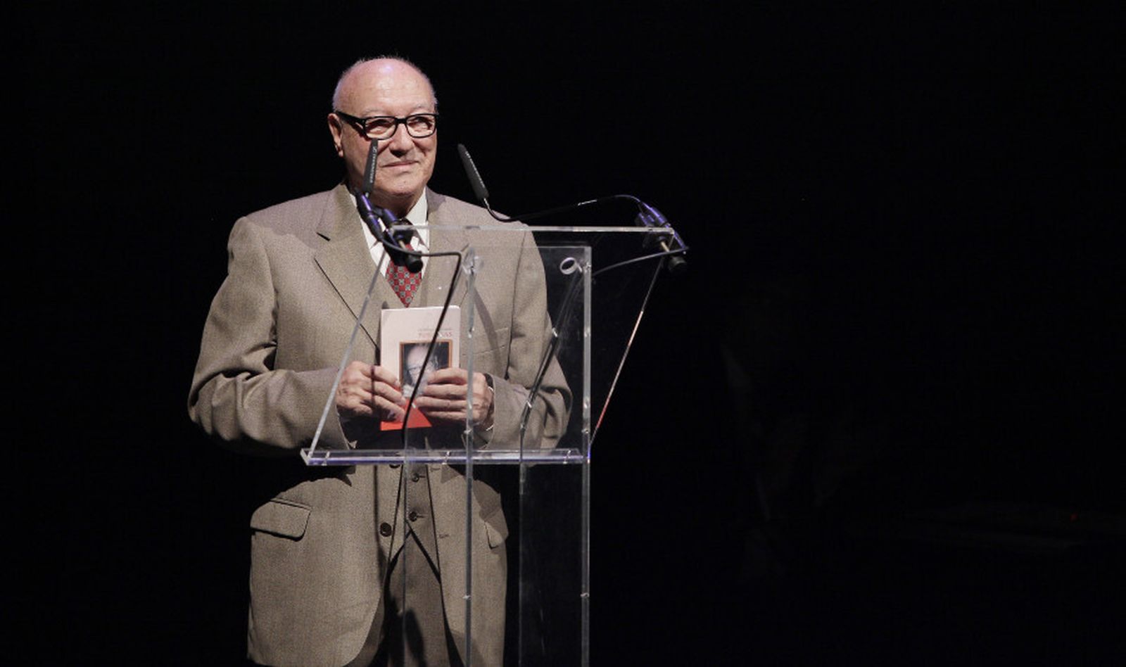 Pepe Salas, en la presentación de sus memorias en 2014.