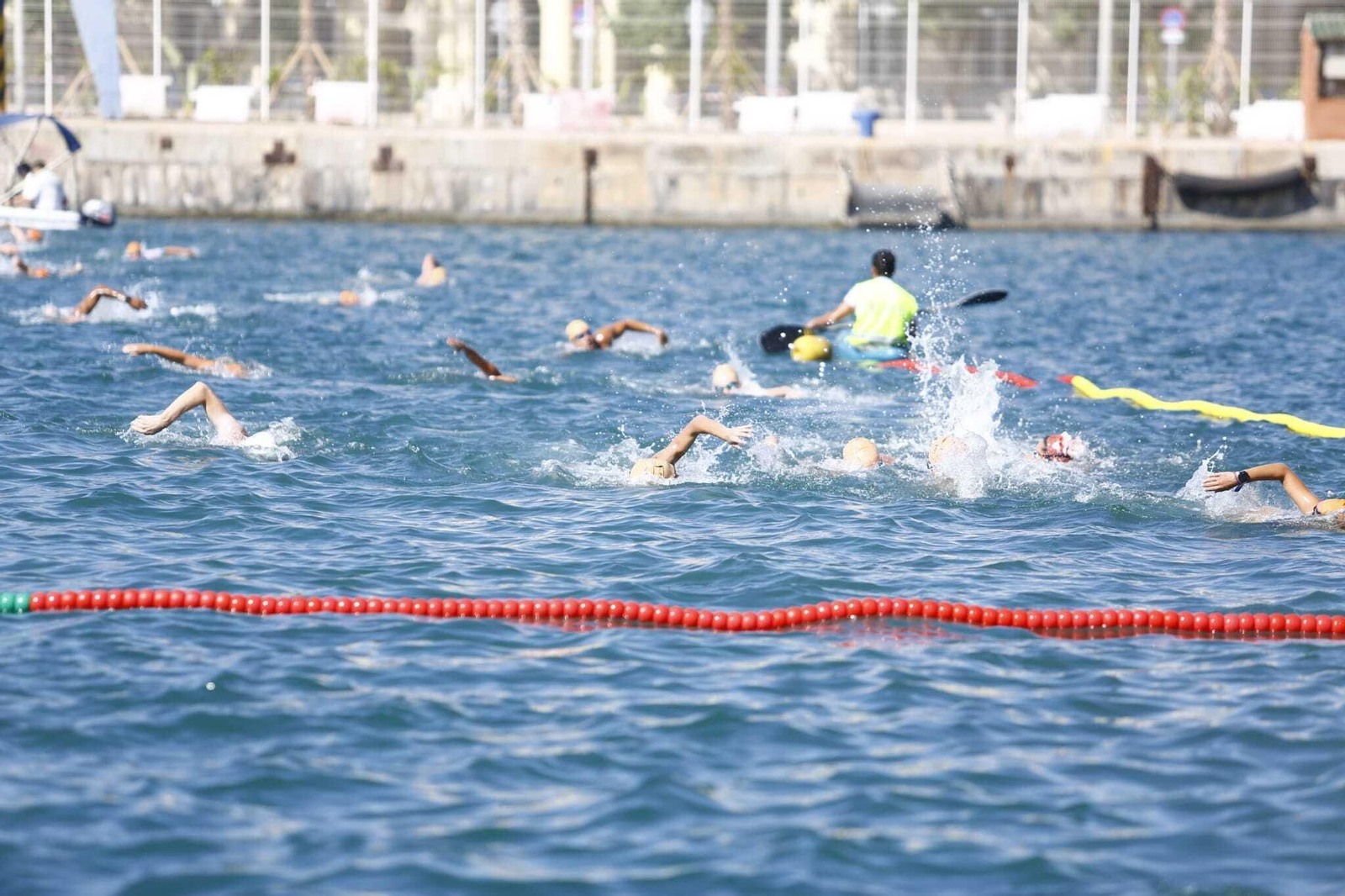 La 62 Travesía a Nado del Puerto de Málaga, en fotos