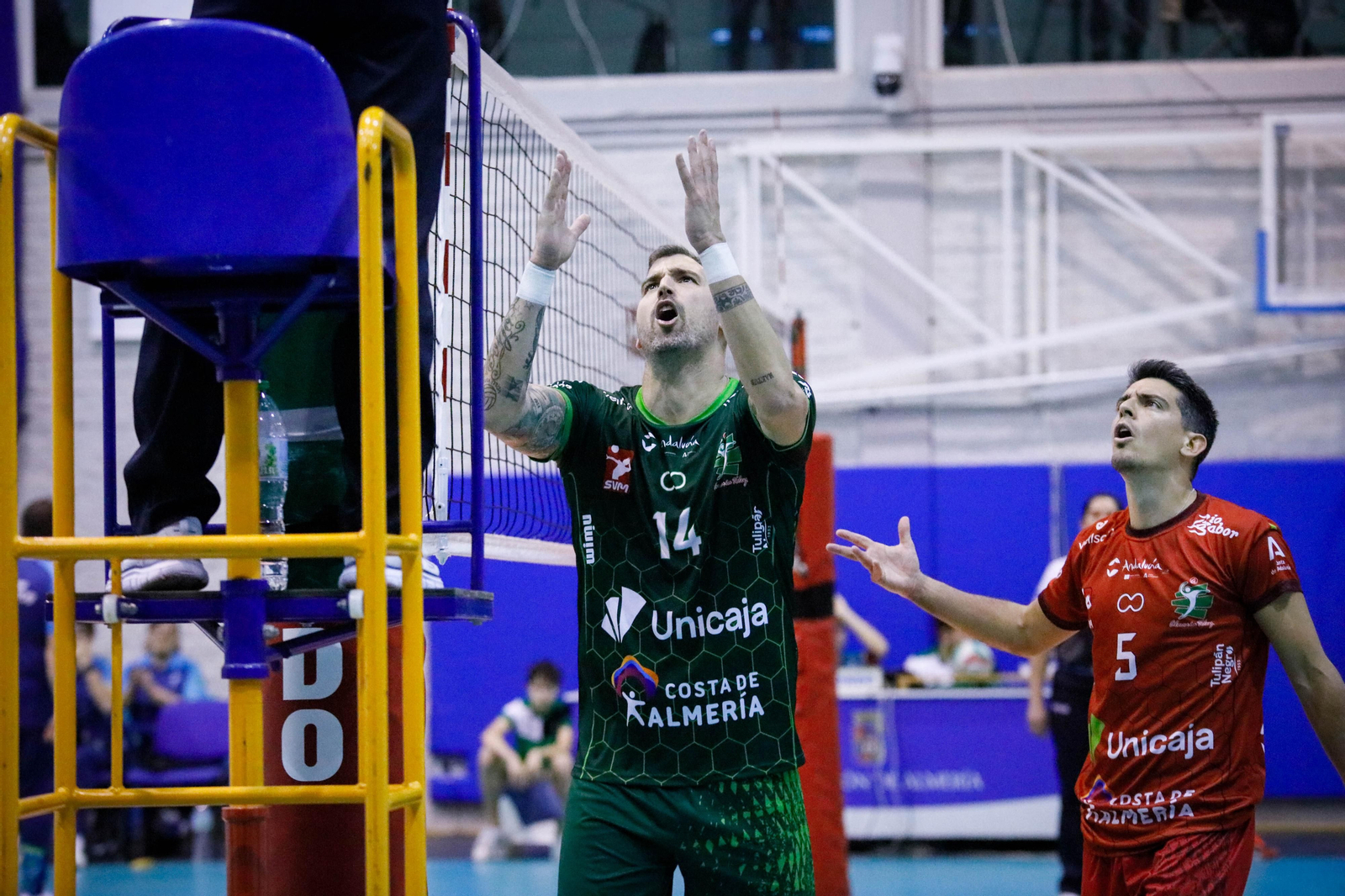 Imágenes del partido entre Unicaja Almería y Grupo Herce Soria