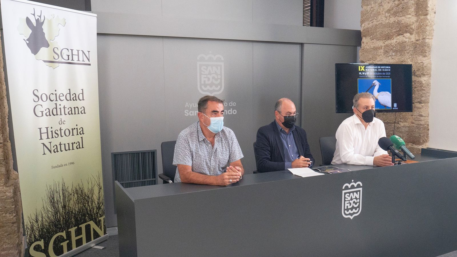 Acto de presentación de las IX Jornadas de Historia Natural.