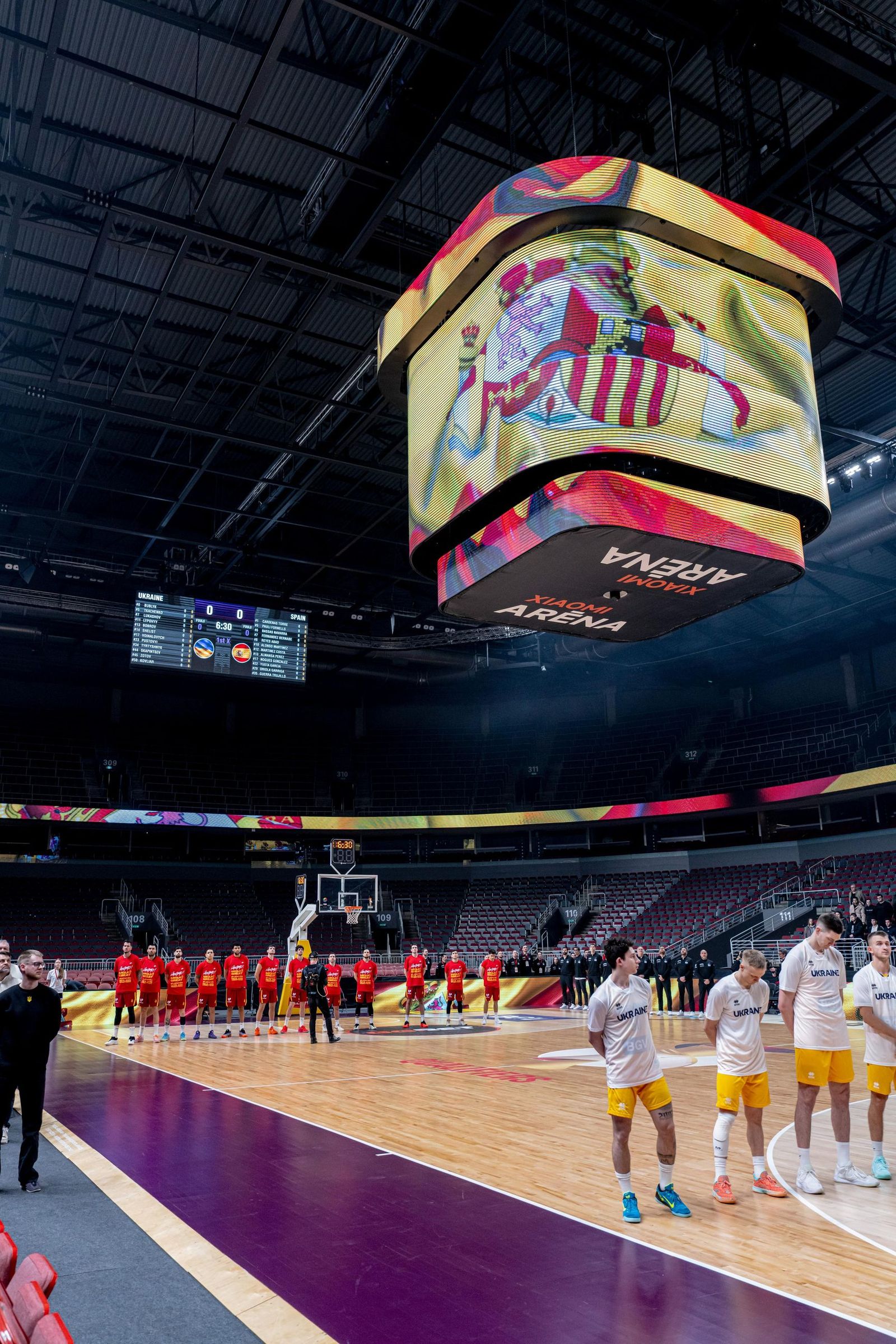 Las mejores fotos del Ucrania-España de baloncesto