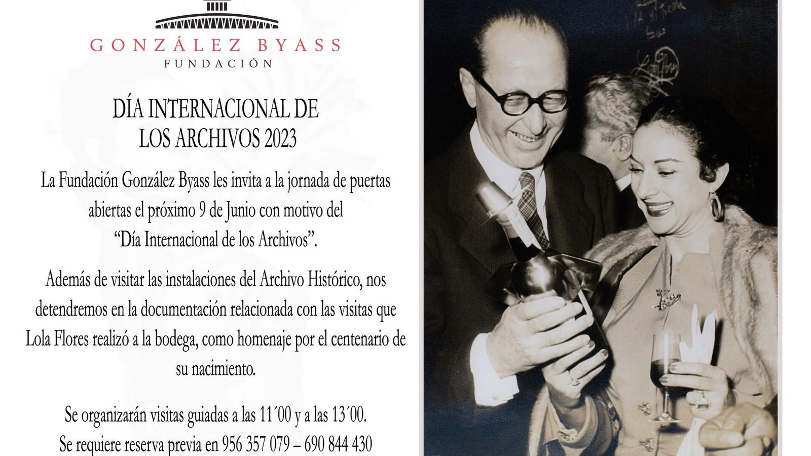 Invitación de la cita.