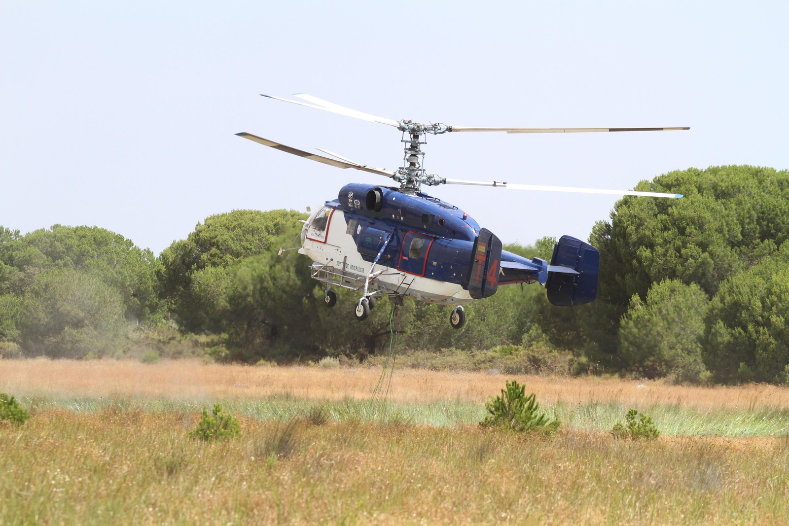 Las imágenes del incendio en Moguer y Mazagón
