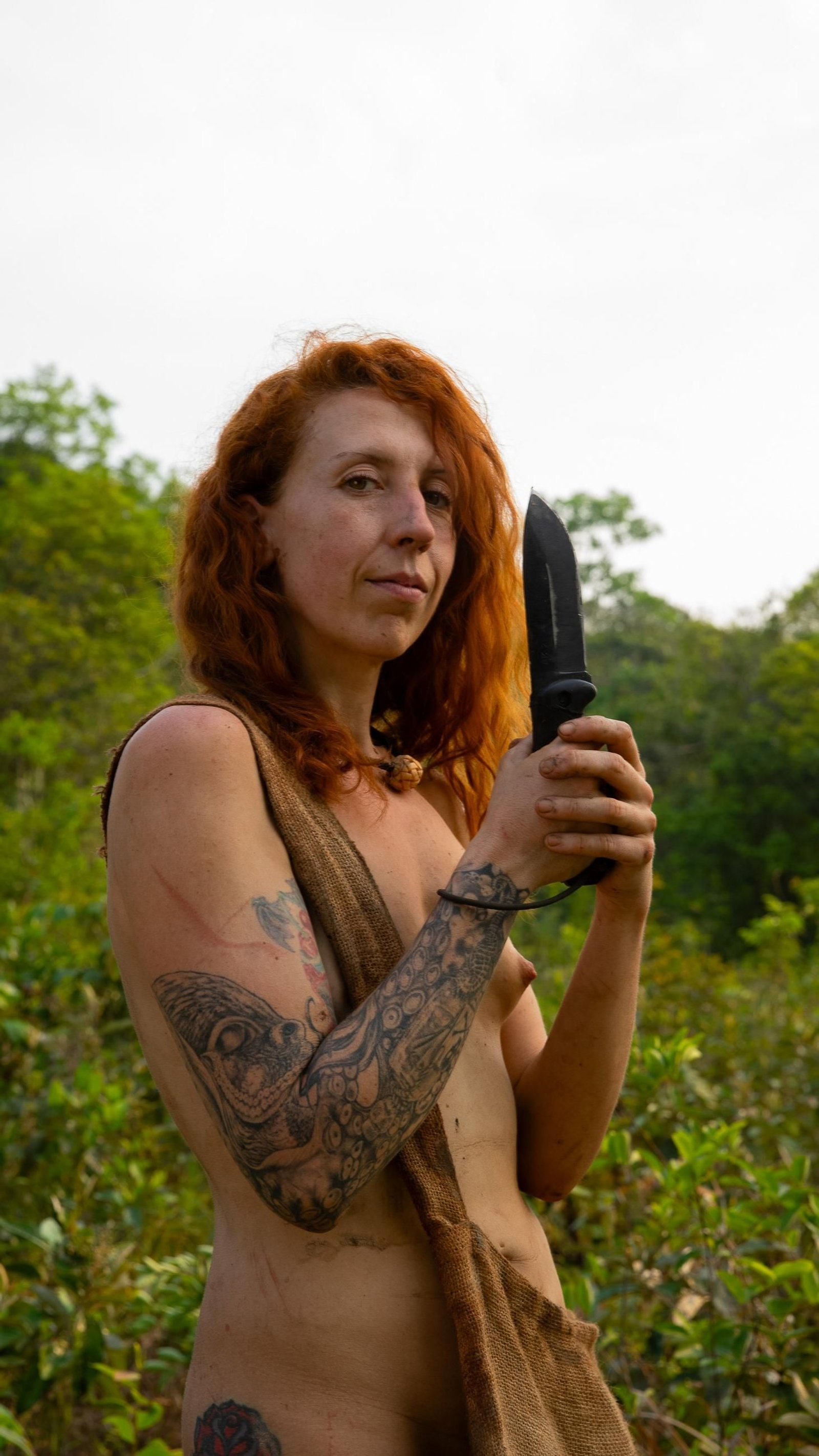 Atenea, superviviente de 'Aventura en pelotas'