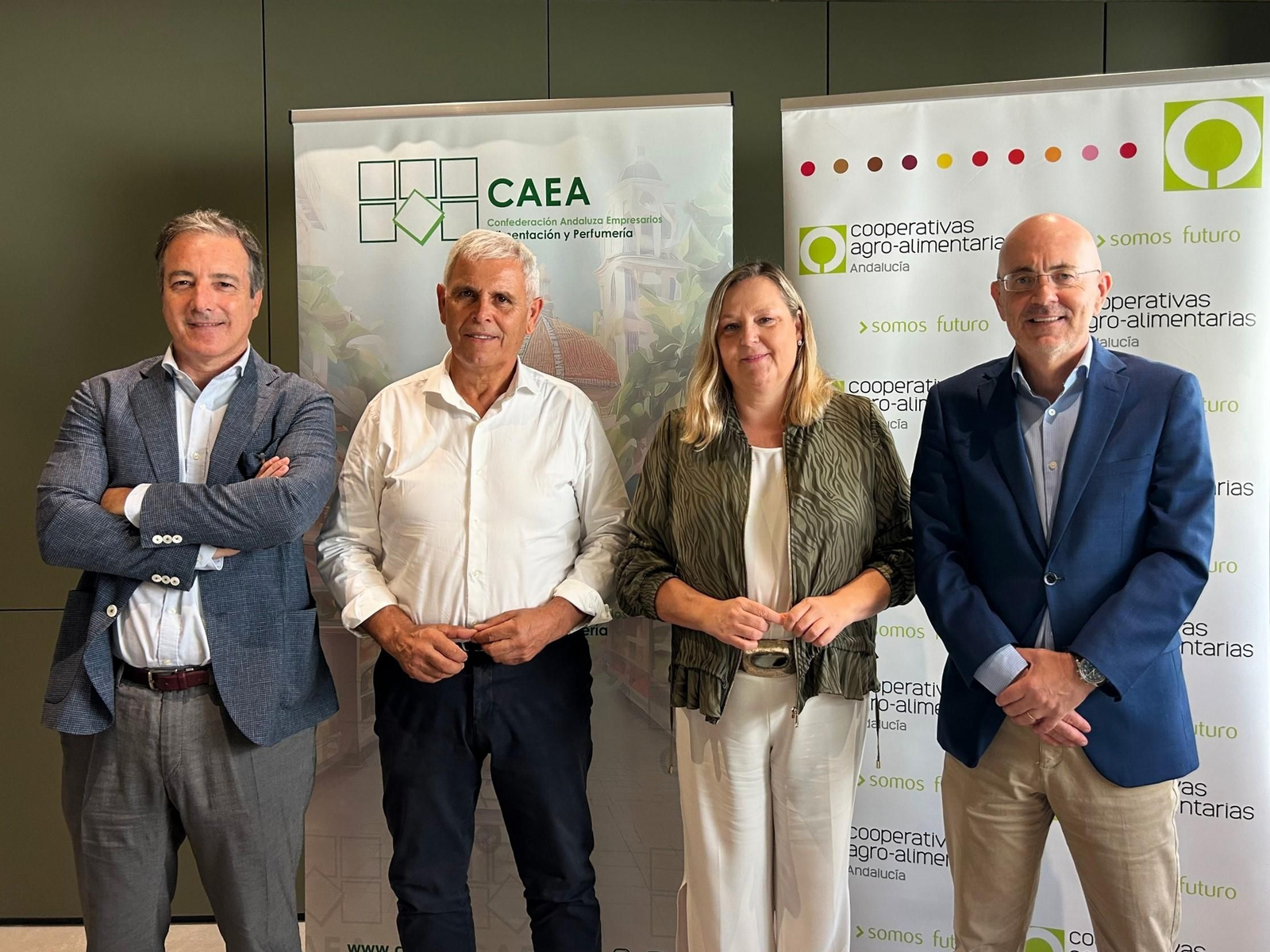 Jaime Martínez Conradi, Fulgencio Torres, Virginia González y Álvaro González